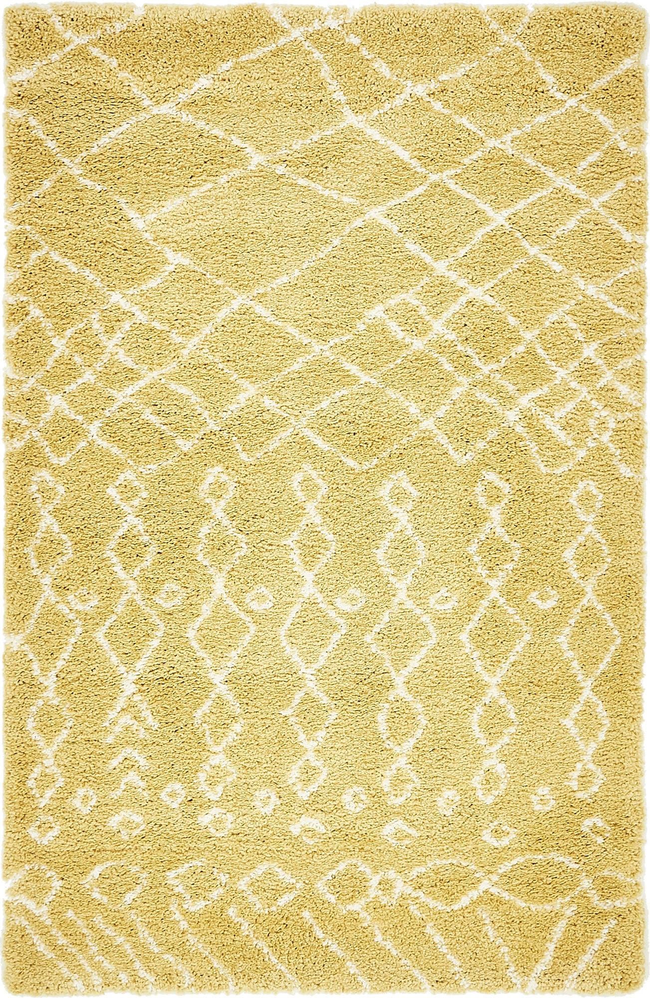 Myflair Möbel & Accessoires Hochflor-Teppich »Temara Shag Lagerräumung«, rechteckig, 51 mm Höhe, gewebt, Scandi Design, ideal im Wohnzimmer & Schlafzimmer
