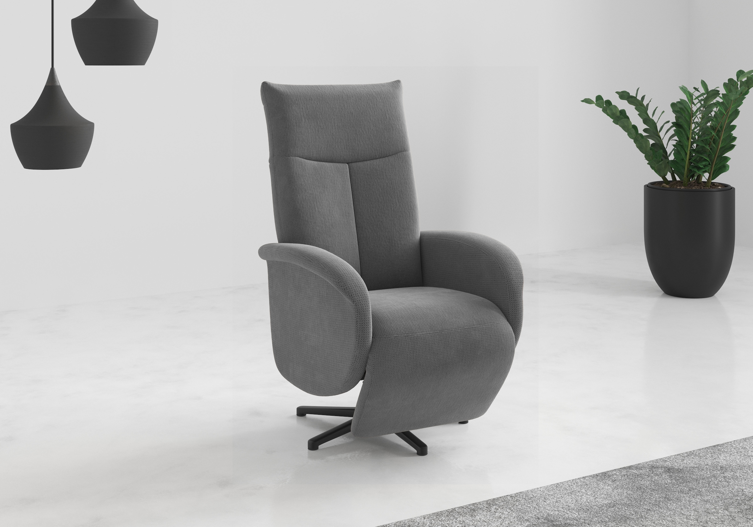 sit&more TV-Sessel »Juma, inkl. Drehfunktion & Kopfteilverstellung«, Höhe A günstig online kaufen
