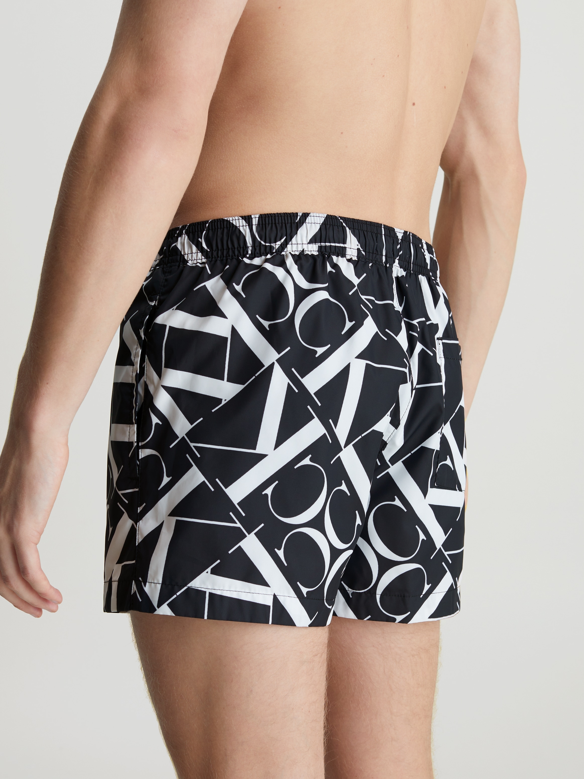 Calvin Klein Swimwear Badeshorts »SHORT DRAWSTRING-PRINT«, mit Allover-Muster