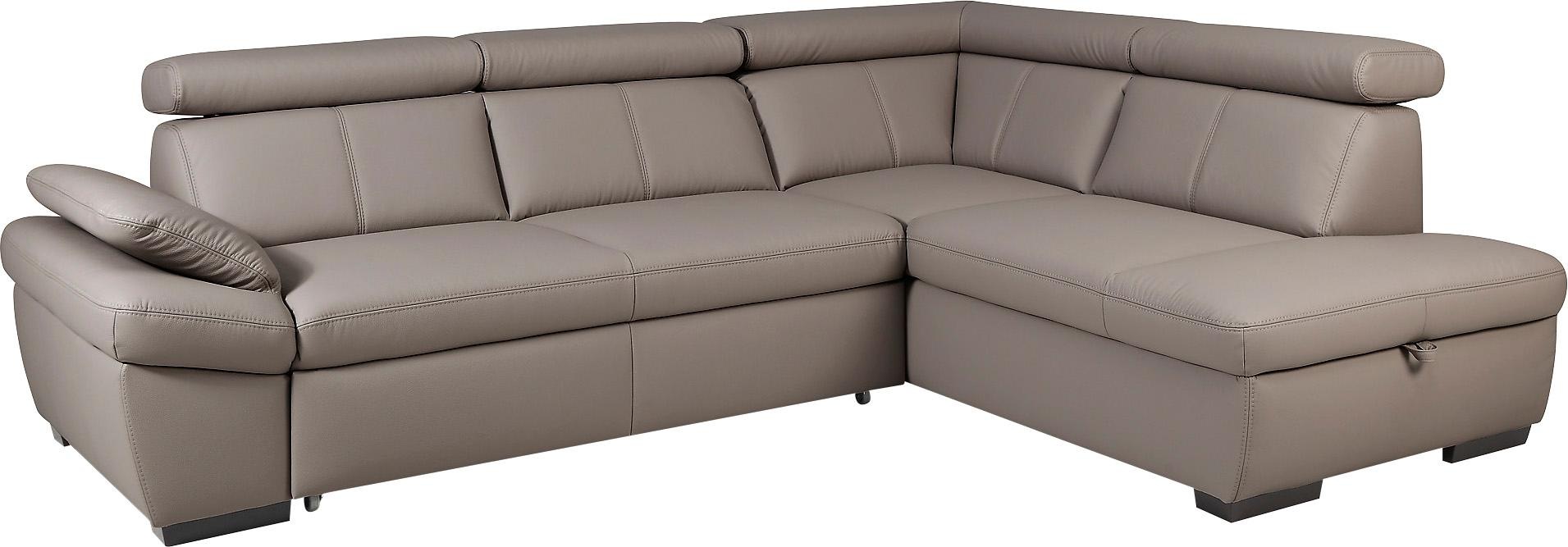 exxpo - sofa fashion Ecksofa »Salerno, Funktionssofa, hoher Sitzkomfort, Br günstig online kaufen