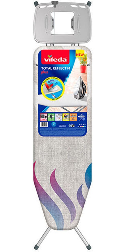 Vileda Bügelbrett »Vileda Total Reflect M plus«, Bügelfläche 120 cmx38 cm, günstig online kaufen