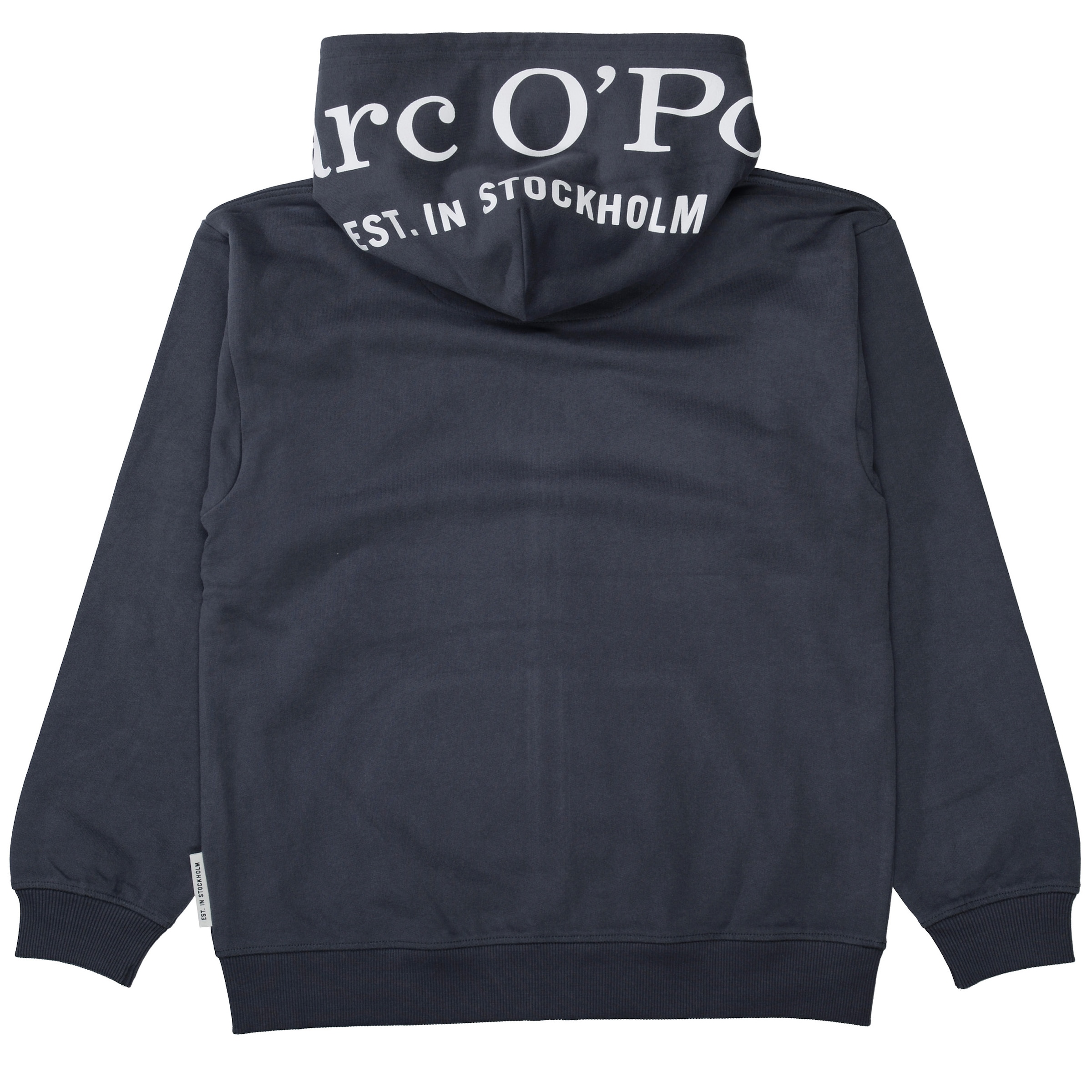 Marc O'Polo Junior Kapuzensweatjacke mit weicher Innenseite, großer Print auf der Kapuze