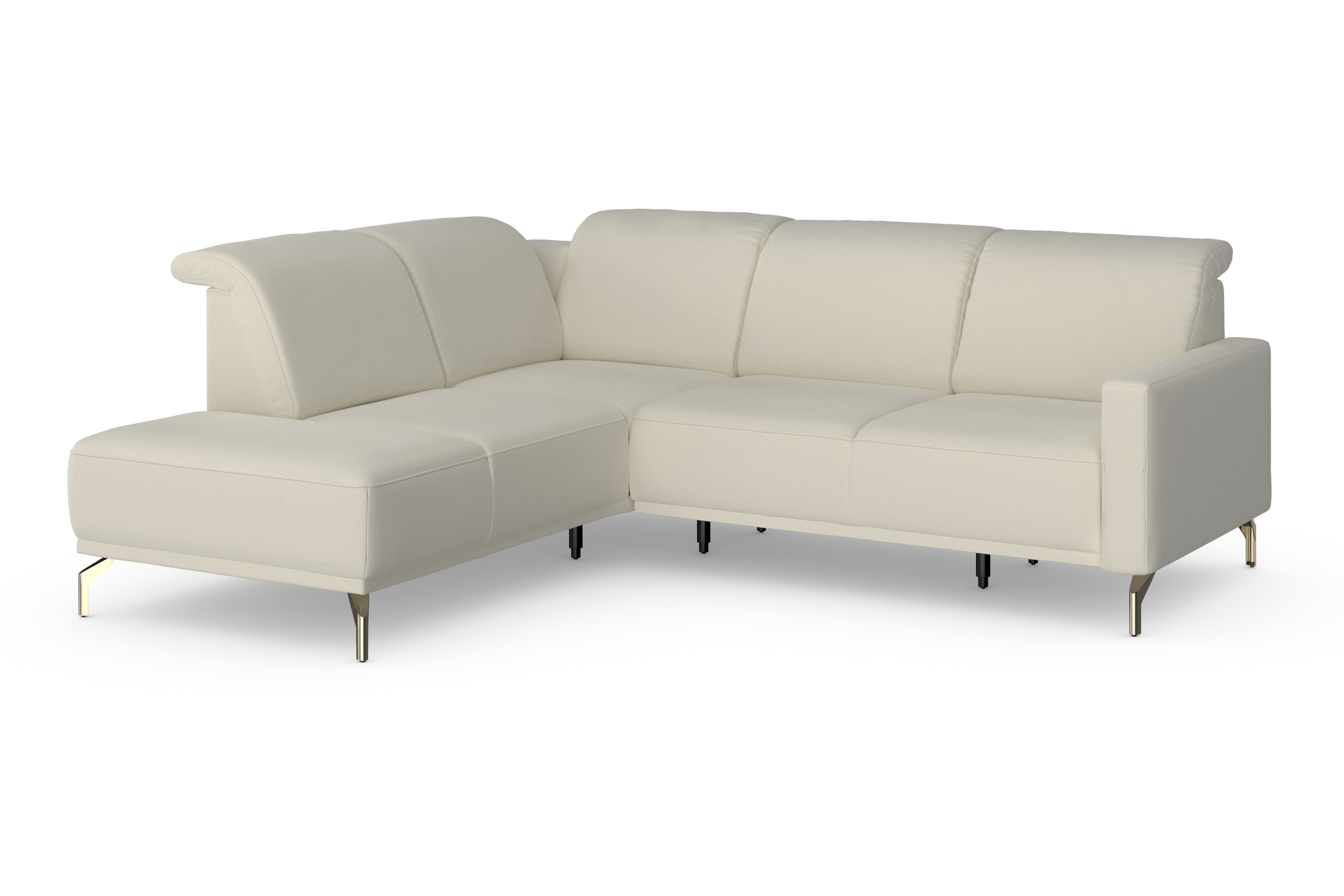 sit&more Ecksofa »Bailando L-Form«, wahlweise mit Kopfteilverstellung und Vorziehsitz, motorisch
