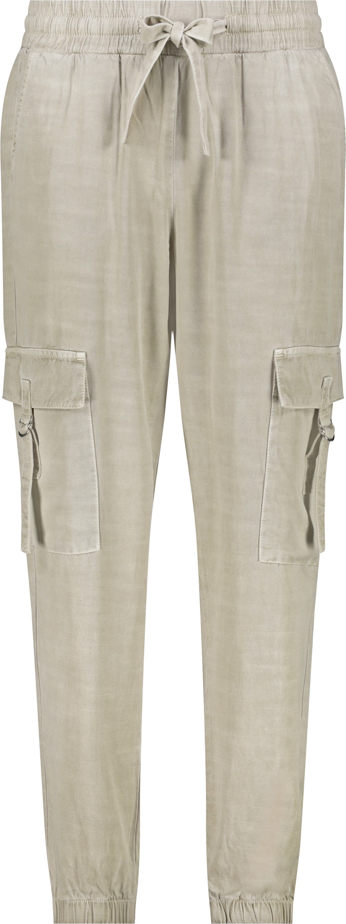 Monari Cargohose »Hose Cargo Lyocellmix72cm«, Mit elastischem Bund und Bindeband