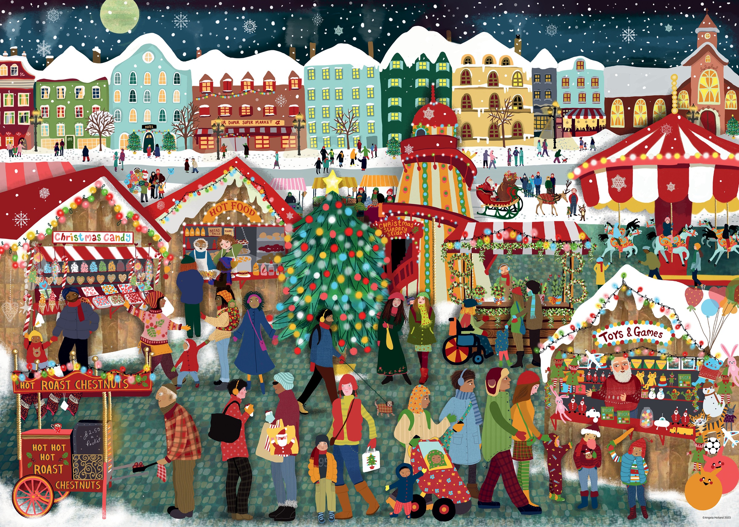 Ravensburger Puzzle »Christmas Market«, Made in Germany