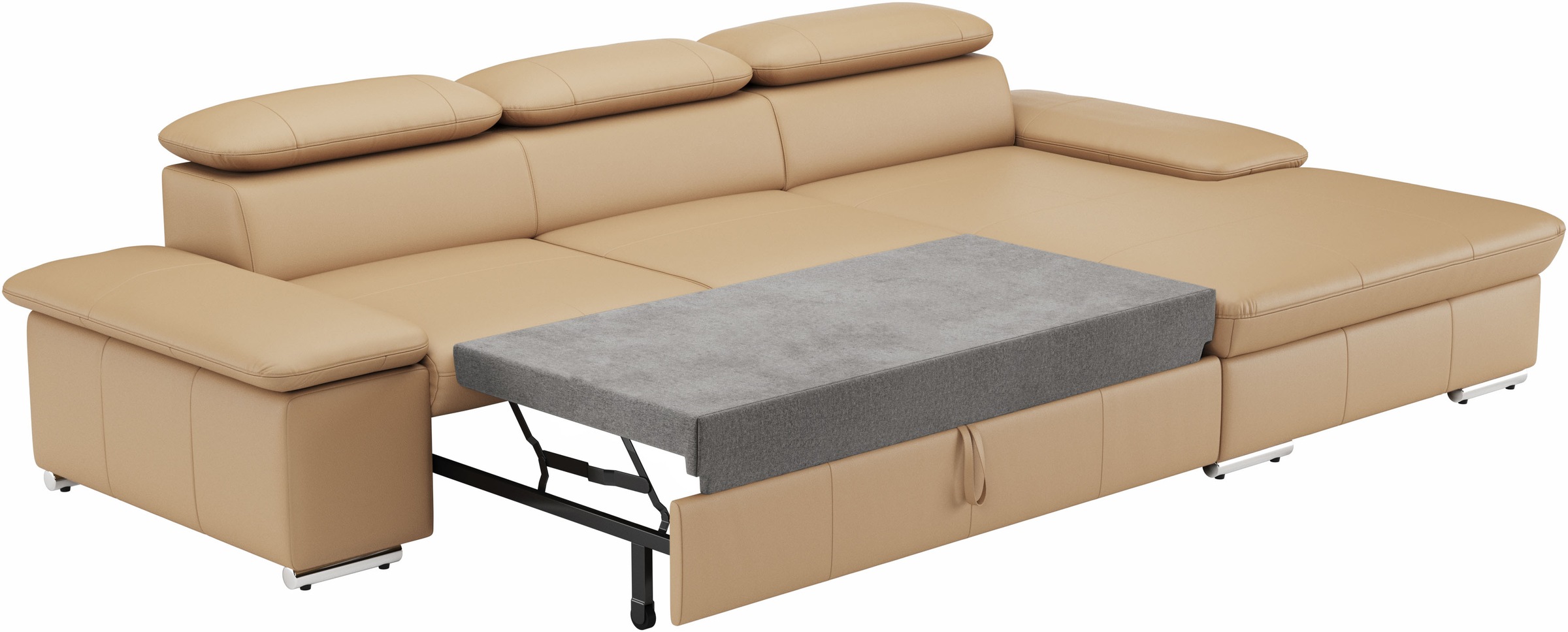 sit&more Ecksofa »Valantine L-Form«, inkl. Kopf- und Armteilverstellung, wahlweise mit Bettfunktion