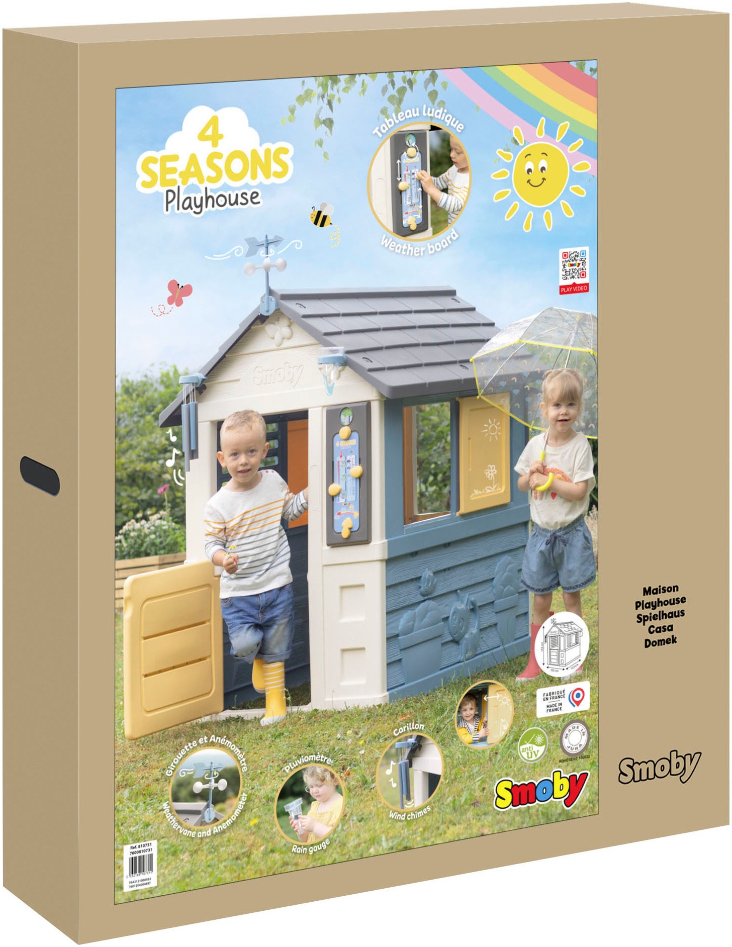 Smoby Spielhaus »4-Seasons«, Made in Europe