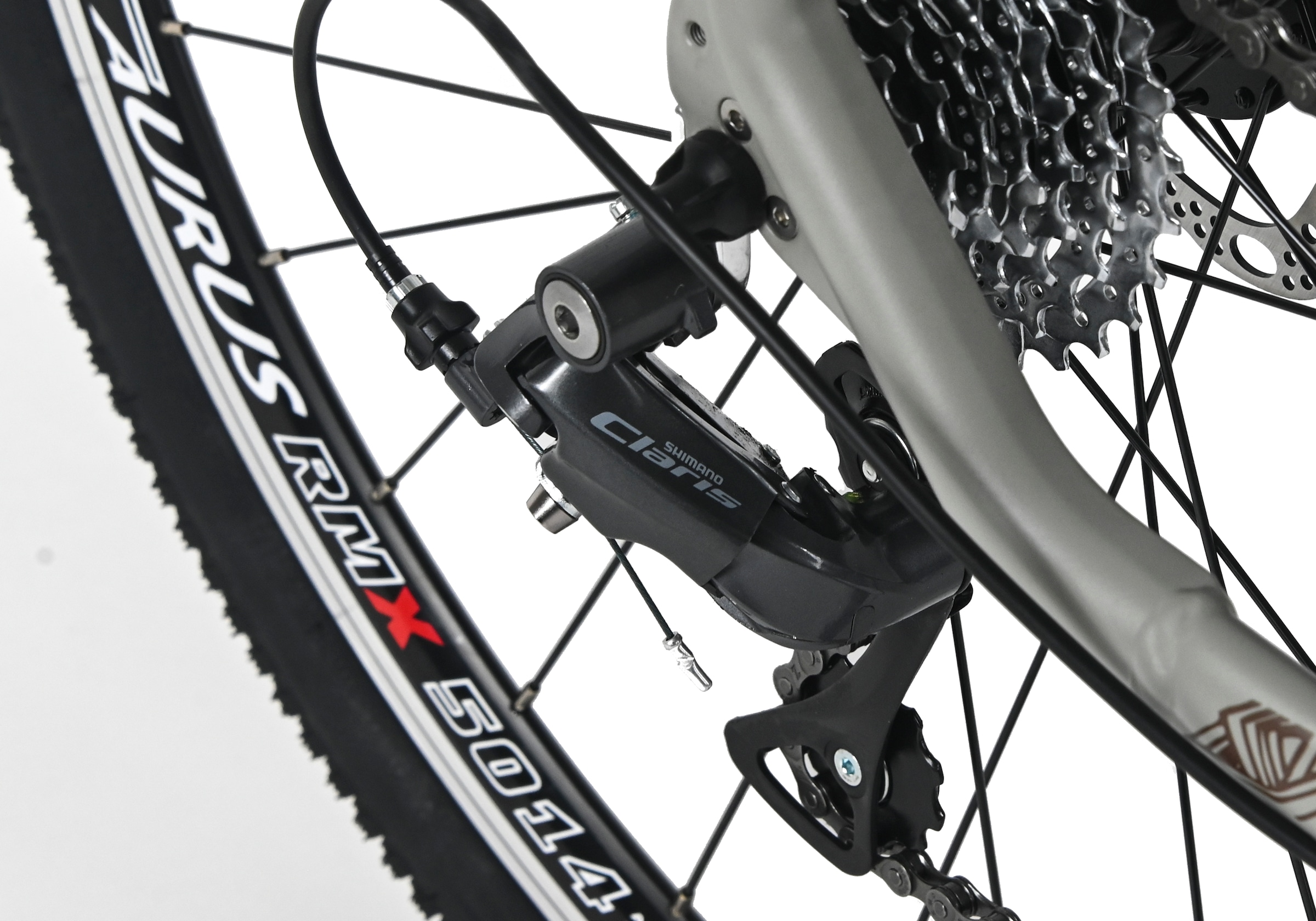 WYLD Gravelbike »WYLD Gravelbike 28'' Turin Grau 16 Gänge RH 56 cm« 16 Gang Kettenschaltung