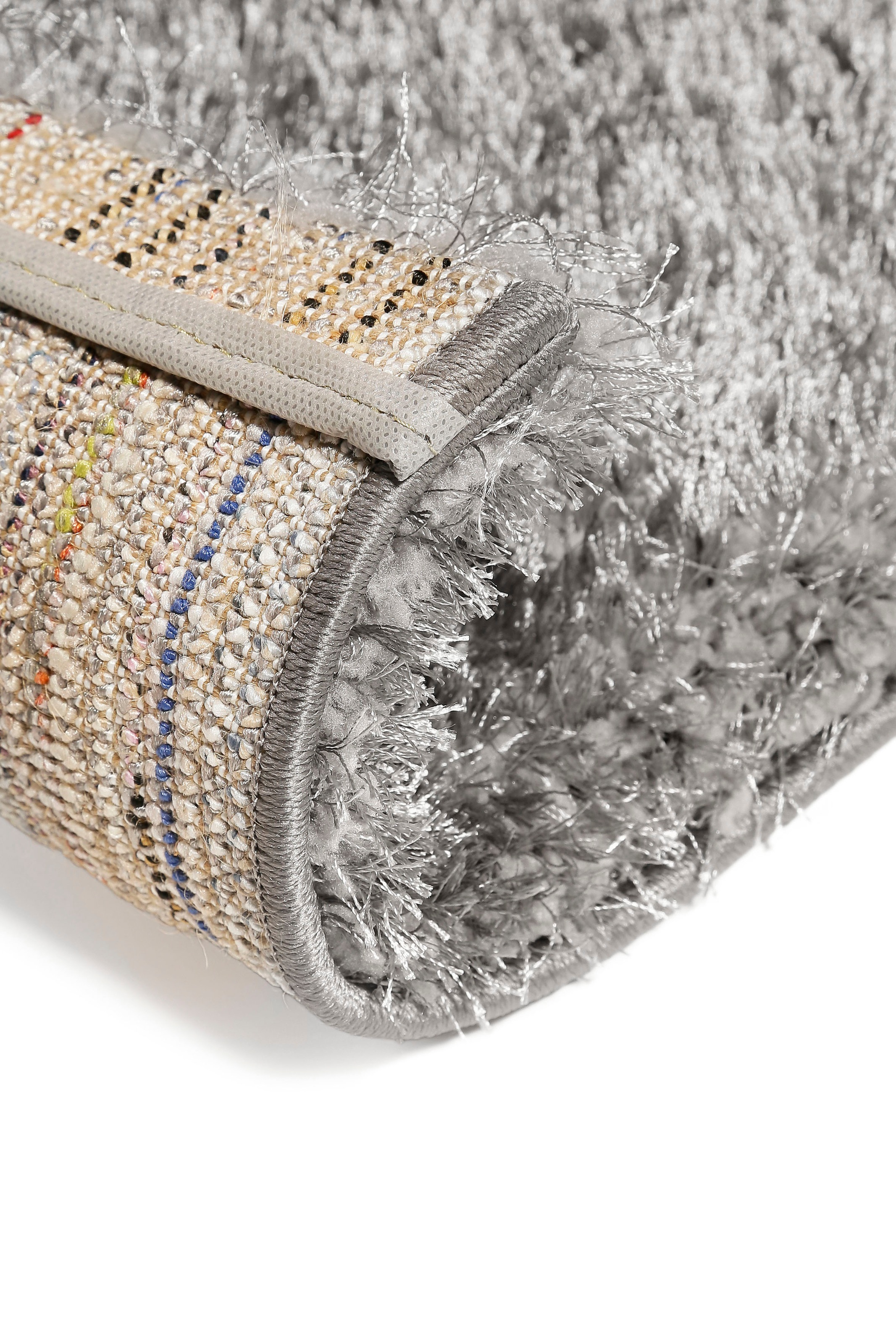 Wecon home Basics Hochflor-Teppich »Ella«, rund, 40 mm Höhe, Wohnzimmer