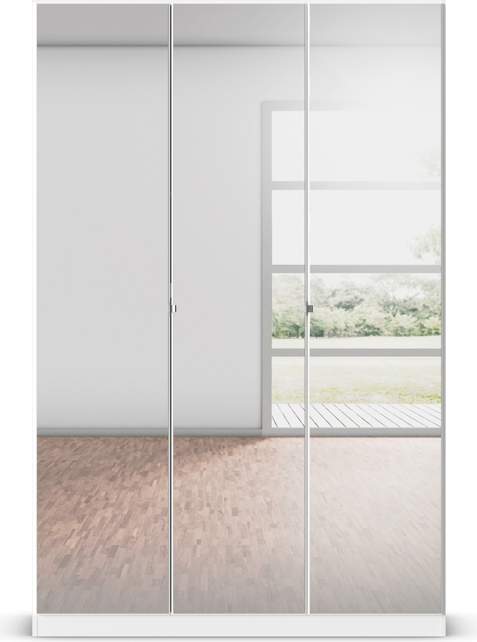 rauch Drehtürenschrank »Reflect«, mit Spiegelfront, inkl. praktischer Inneneinteilung