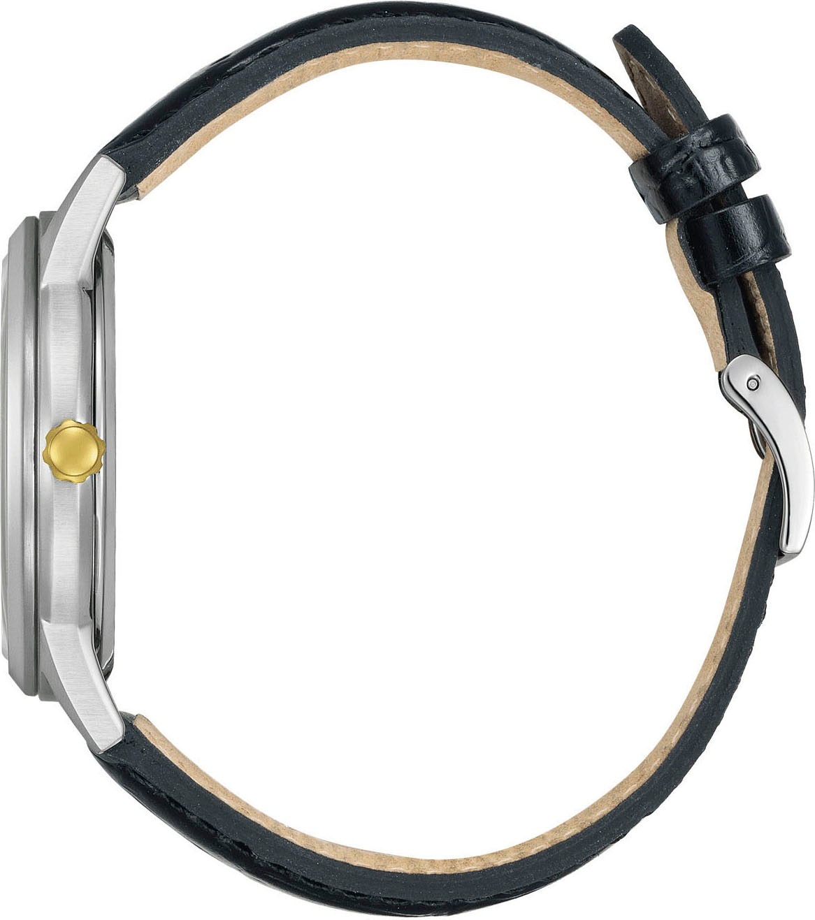 Citizen Solaruhr, Armbanduhr, Herrenuhr, Lederarmband, analog, Tag