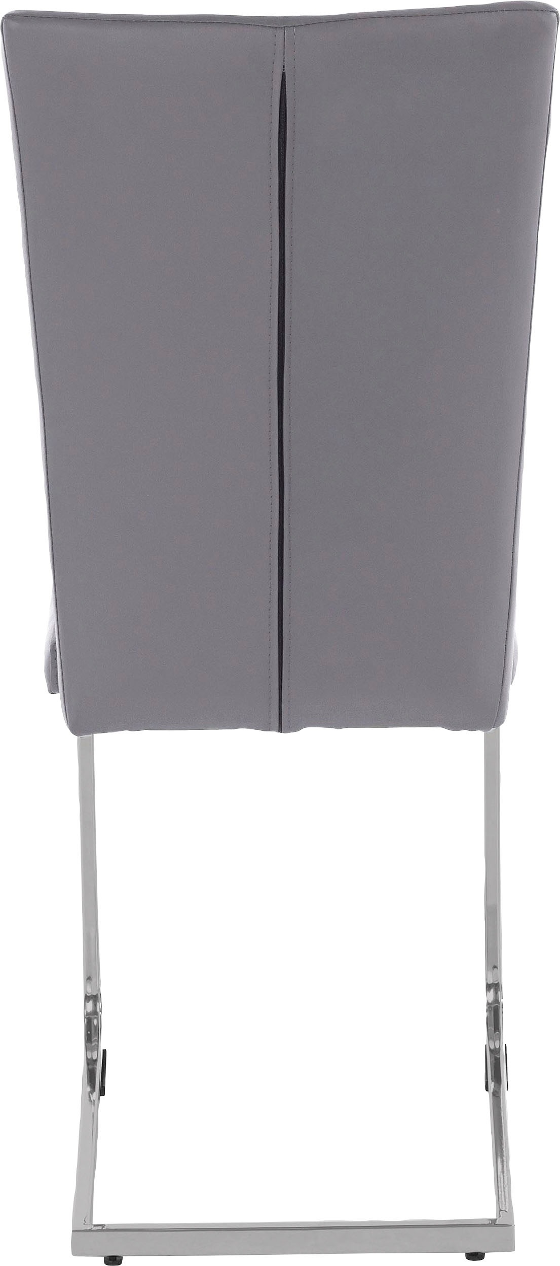 Home affaire Freischwinger »Alex«, (Set), 2 St., Kunstleder, Stuhl belastbar bis 120 Kg, Gestell im Chrom-Look