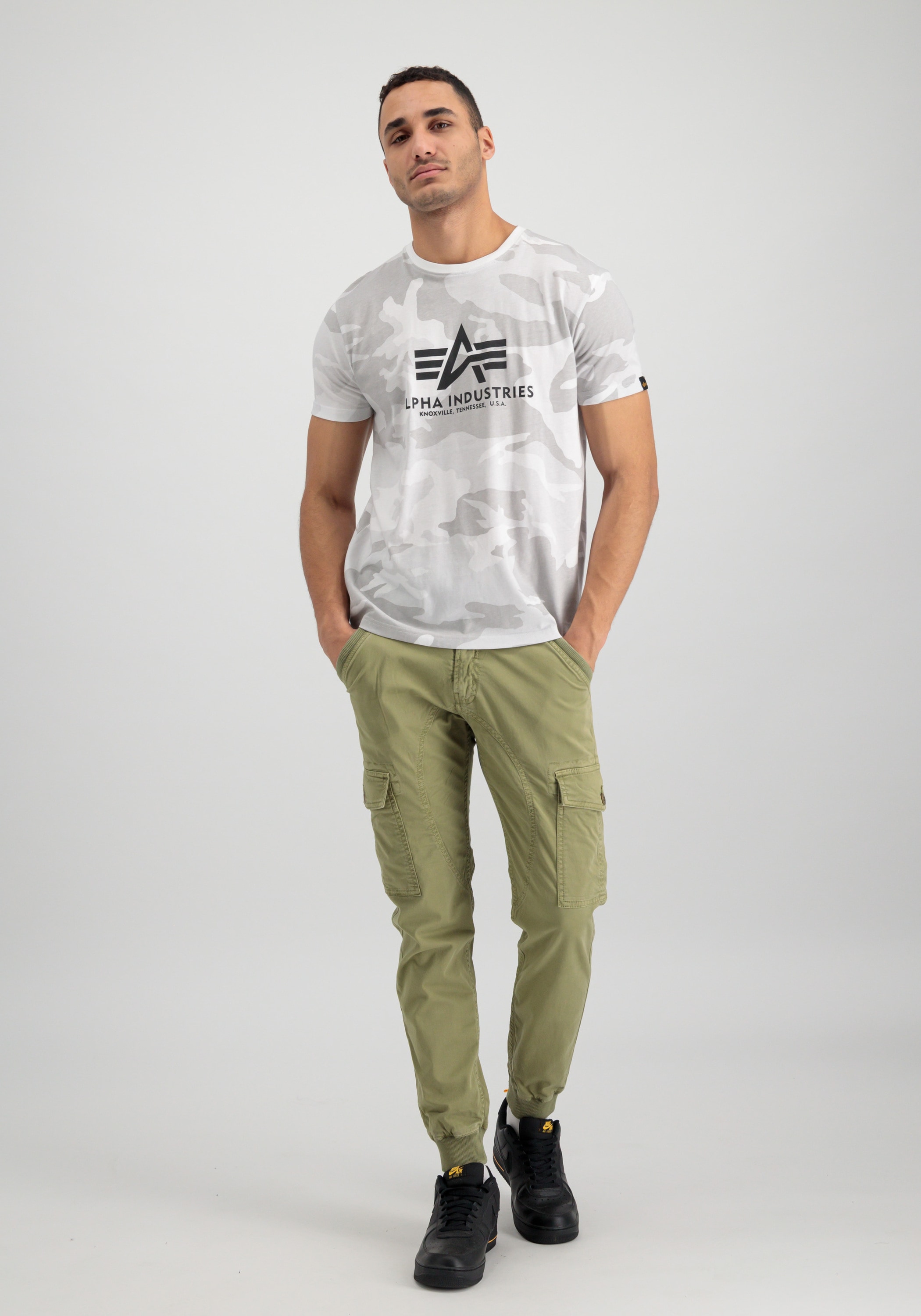 Alpha Industries T-Shirt »Alpha Industries Men - T-Shirts Basic T-Shirt Camo«