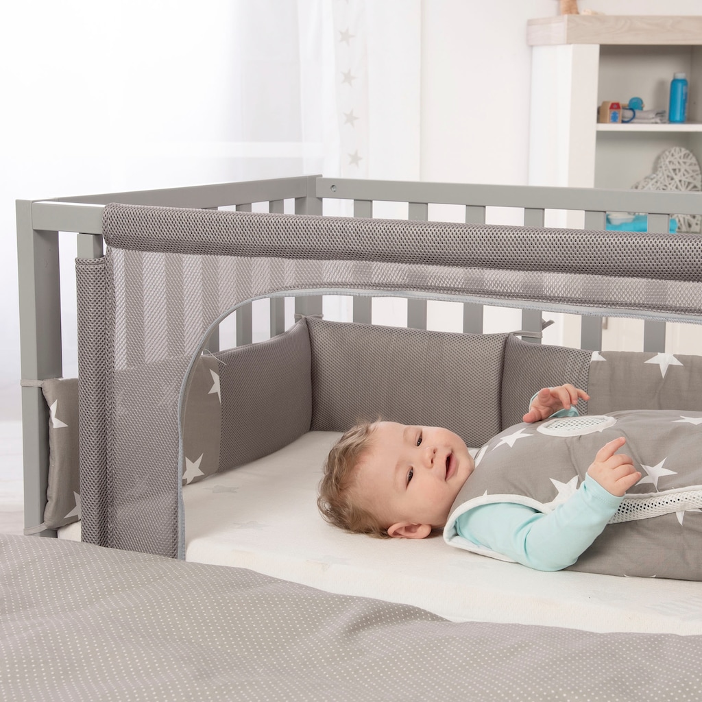 roba® Babybett »Room Bed, safe asleep®, Little Stars«, (4 tlg.)