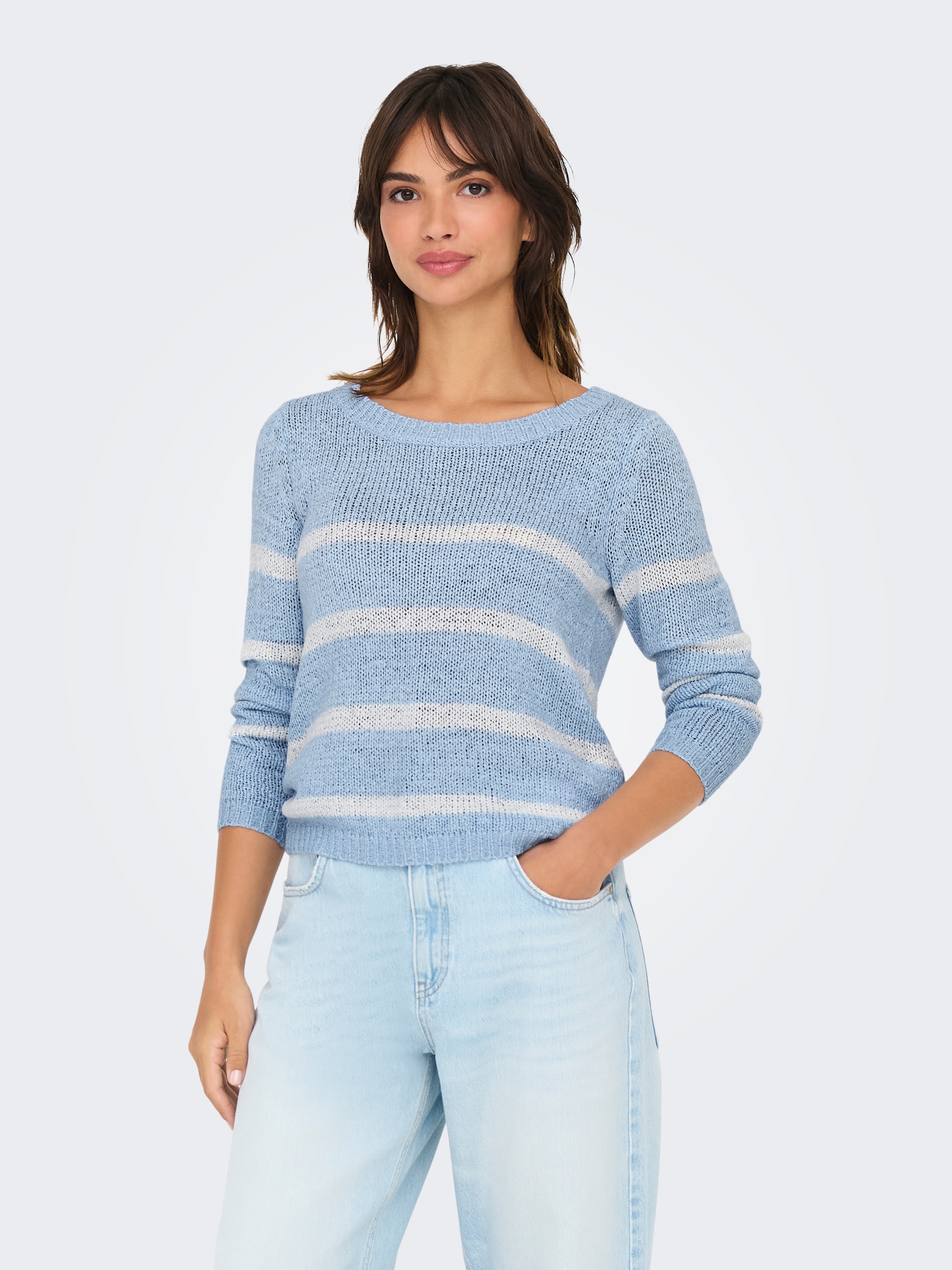 ONLY Strickpullover »ONLGEENA XO L/S PULLOVER KNT NOOS«