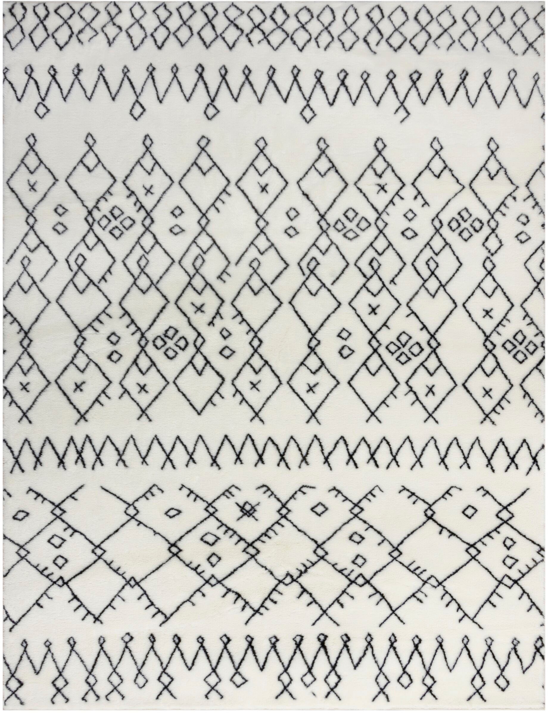 FLAIR RUGS Teppich »Adil« rechteckig 15 mm Höhe Kunstpelz Teppich waschbar günstig online kaufen