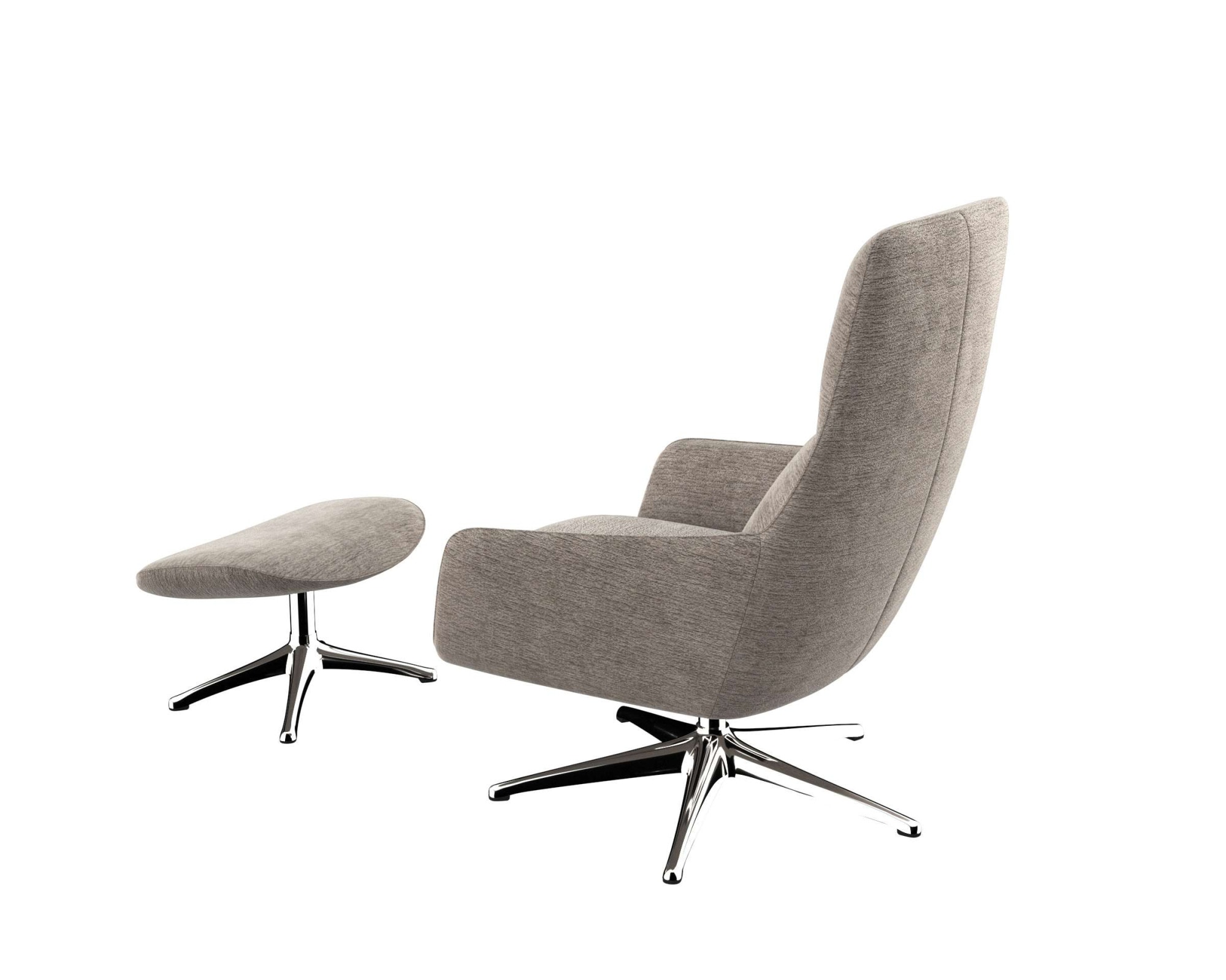 FLEXLUX Drehsessel »Marinella, Relaxsessel, TV-Loungesessel, Polstersessel,«, Liegefunktion, drehbar, Fuß Alu, OTTOs Choice