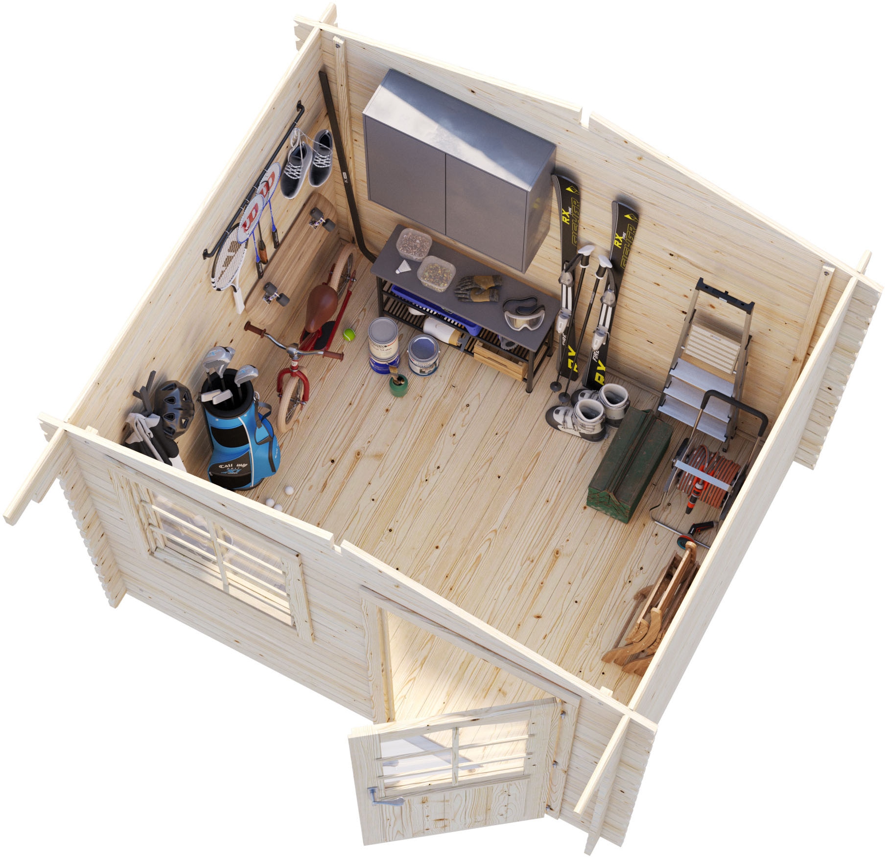 Palmako Gartenhaus »Emma« verschiedene Farben