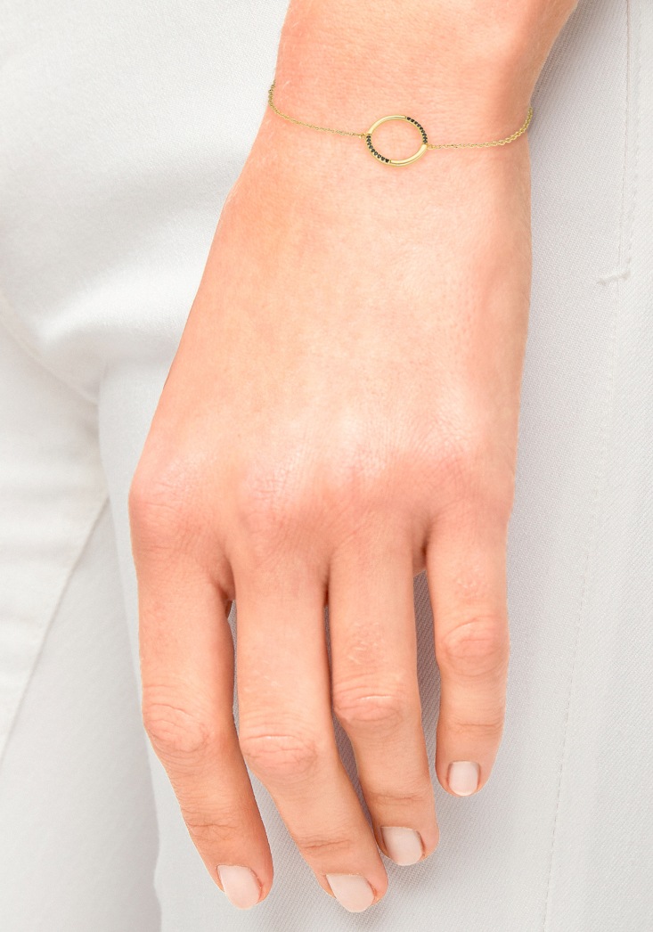 s.Oliver Armband »2034888«, mit Zirkonia (synth.)