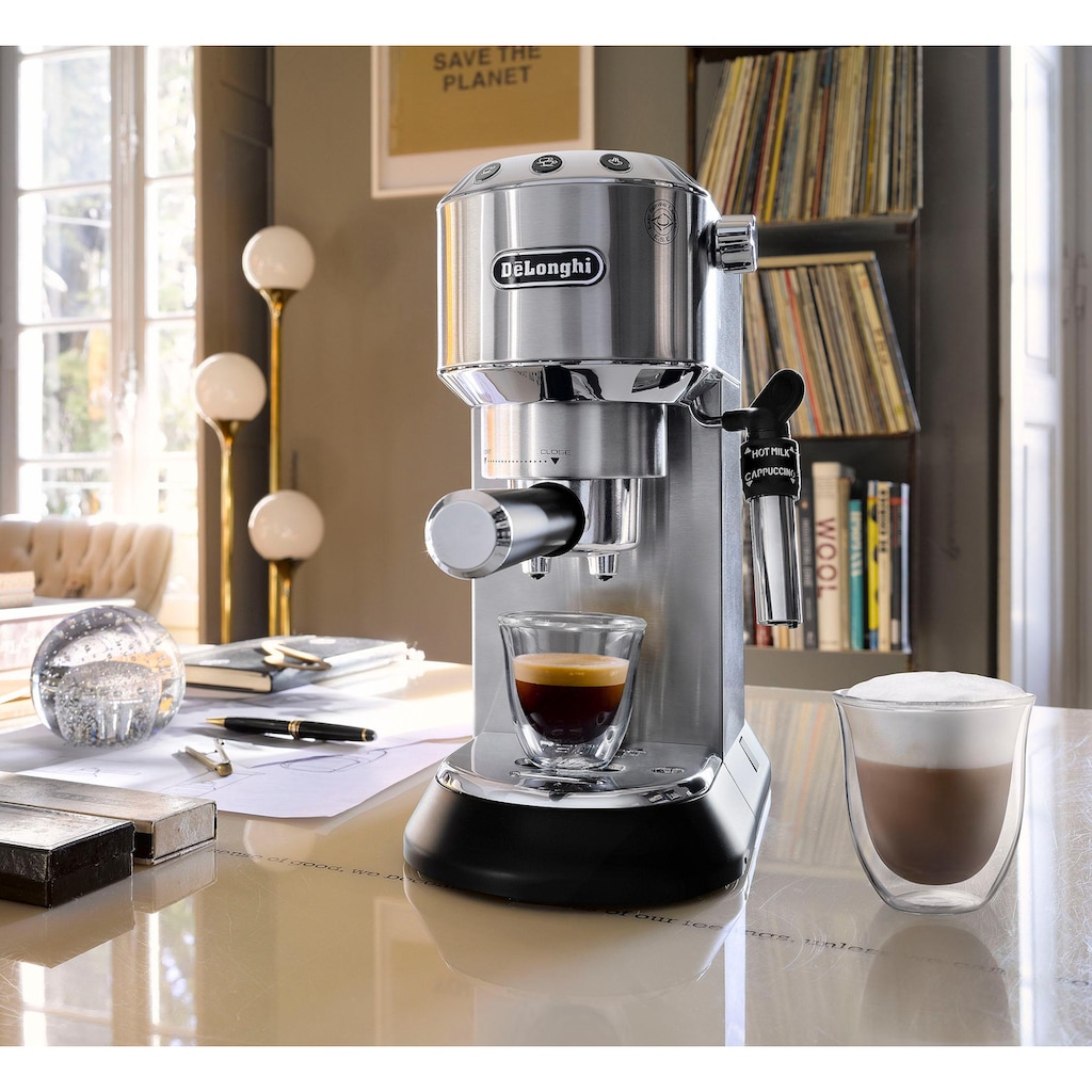 De'Longhi Siebträgermaschine »Dedica Style EC 685.M«, 1350 Watt, 15 Bar