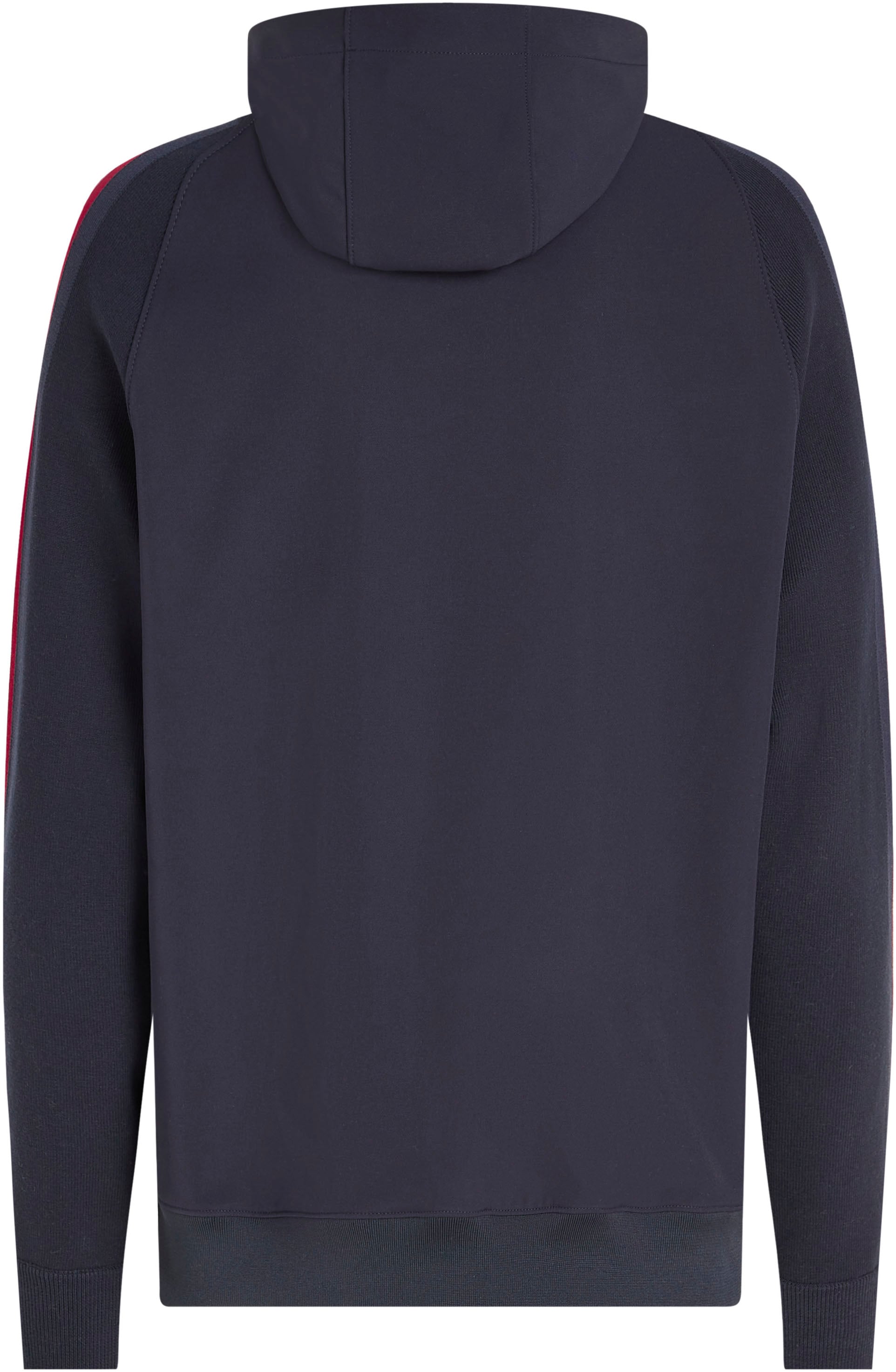 Tommy Hilfiger Kapuzenpullover »MIXED MEDIA HOODED SWEATER«, mit TH-Streifen an den Ärmeln