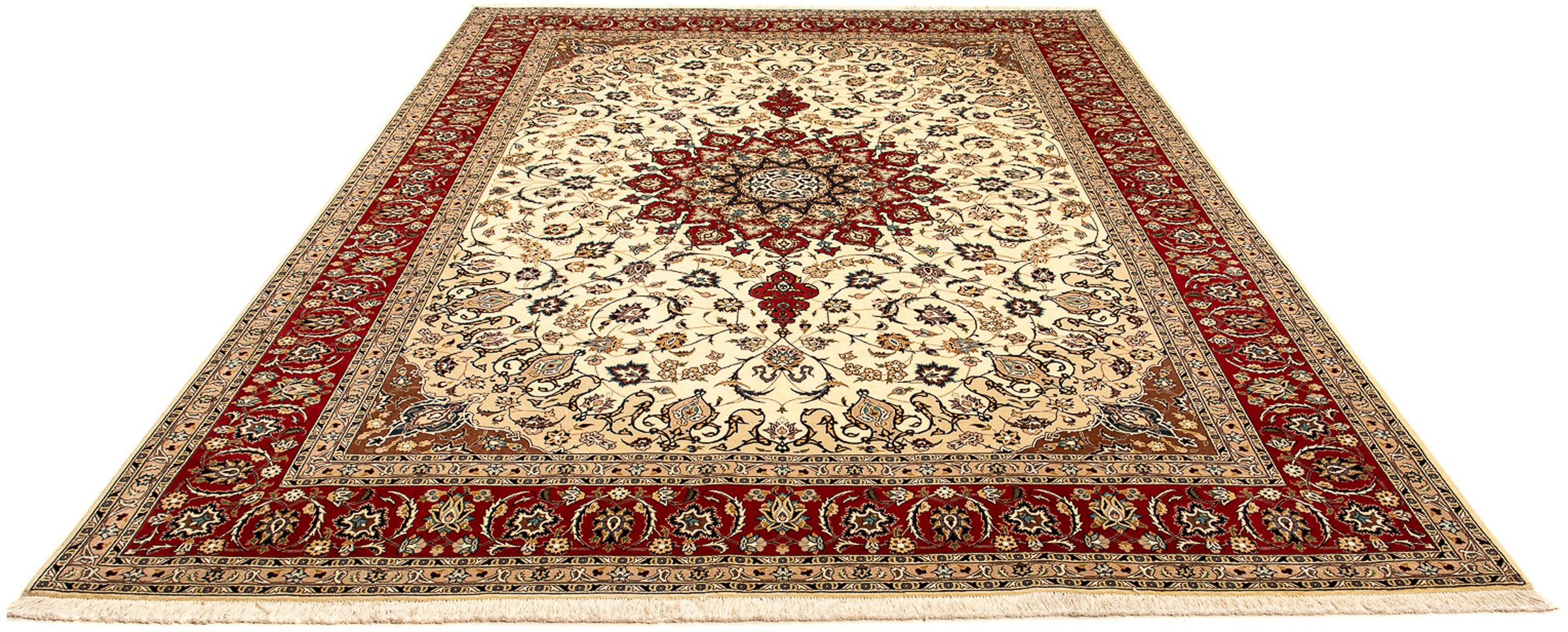 morgenland Orientteppich »Perser - Täbriz - 358 x 254 cm - beige«, rechteck günstig online kaufen