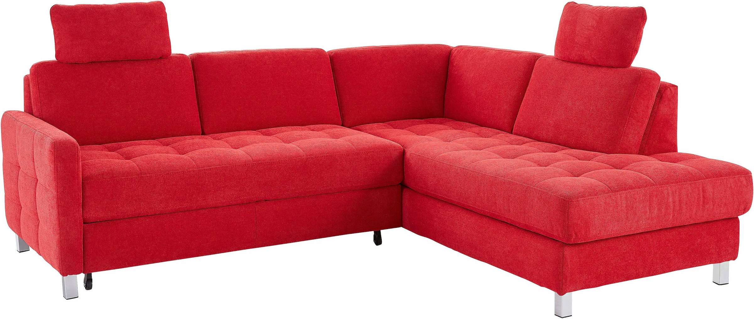 sit&more Ecksofa »Pablo L-Form«, wahlweise mit Bettfunktion