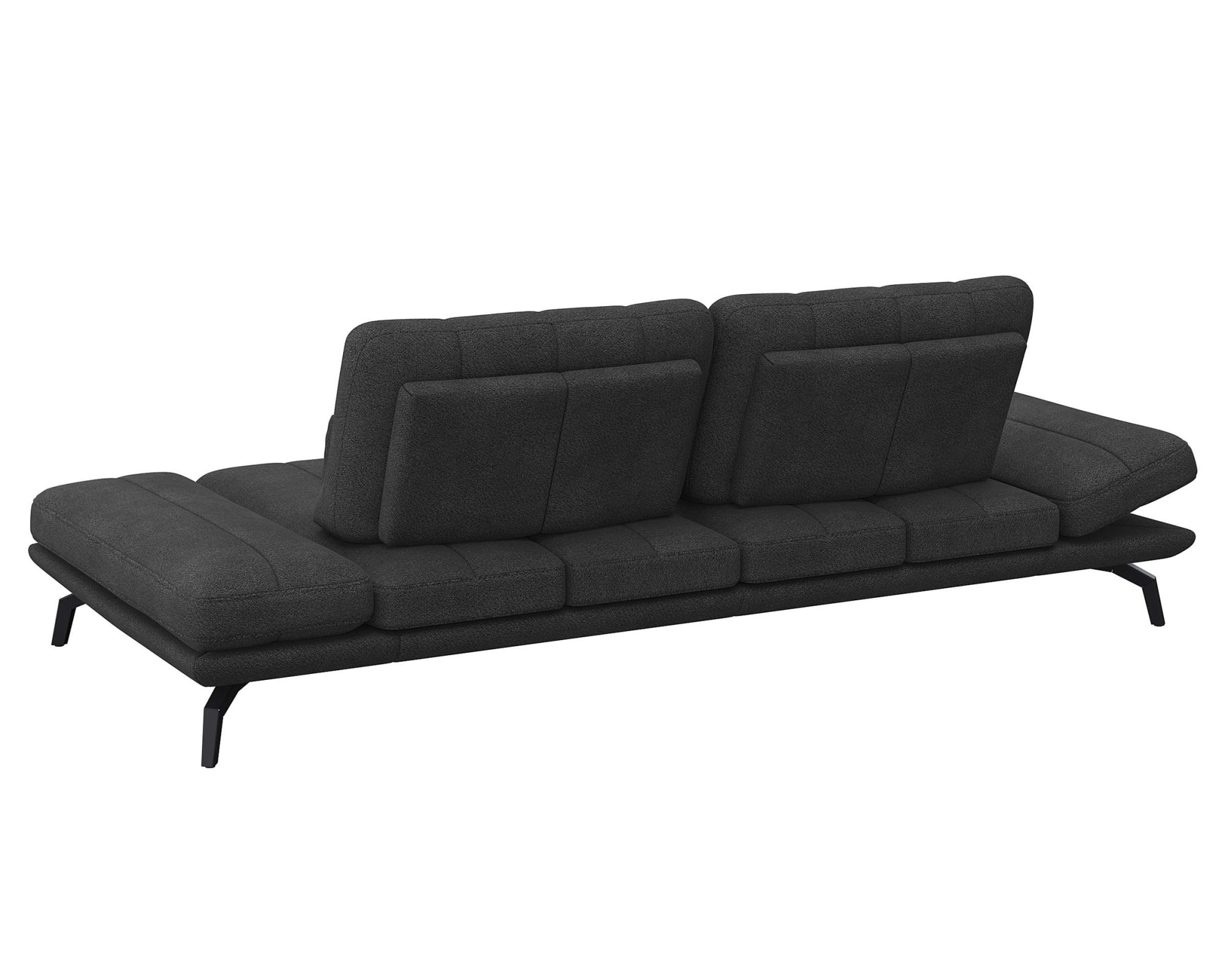 FLEXLUX 3-Sitzer »Tropea Funktionssofa, Designsofa, Relaxfunktion, TV-Couch,«, mit Armteilverstellung sowie Sitztiefenverstellung, Breite 252 cm