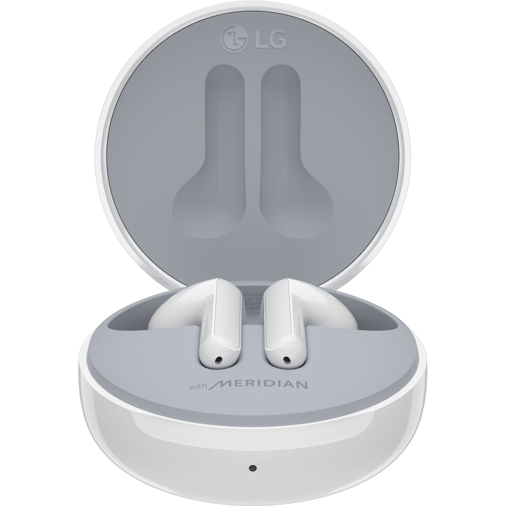 LG In-Ear-Kopfhörer »TONE Free FN6«, Bluetooth, True Wireless-Echo Noise Cancellation (ENC)-Noise-Reduction, MERIDIAN-Sound-UVnano