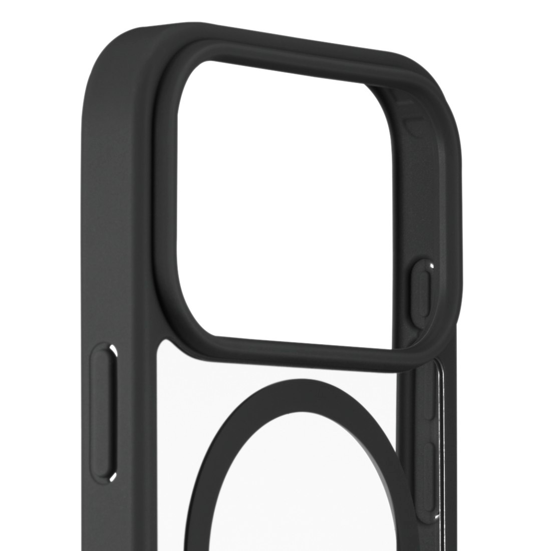 Hama Smartphone-Hülle »Handyhülle für Apple iPhone 17 Pro, magnetisch, Apple MagSafe, Qi2« Apple iPhone 17 Pro Wireless Charging, passgenaue Anti-Rutsch-Oberfläche, transparent