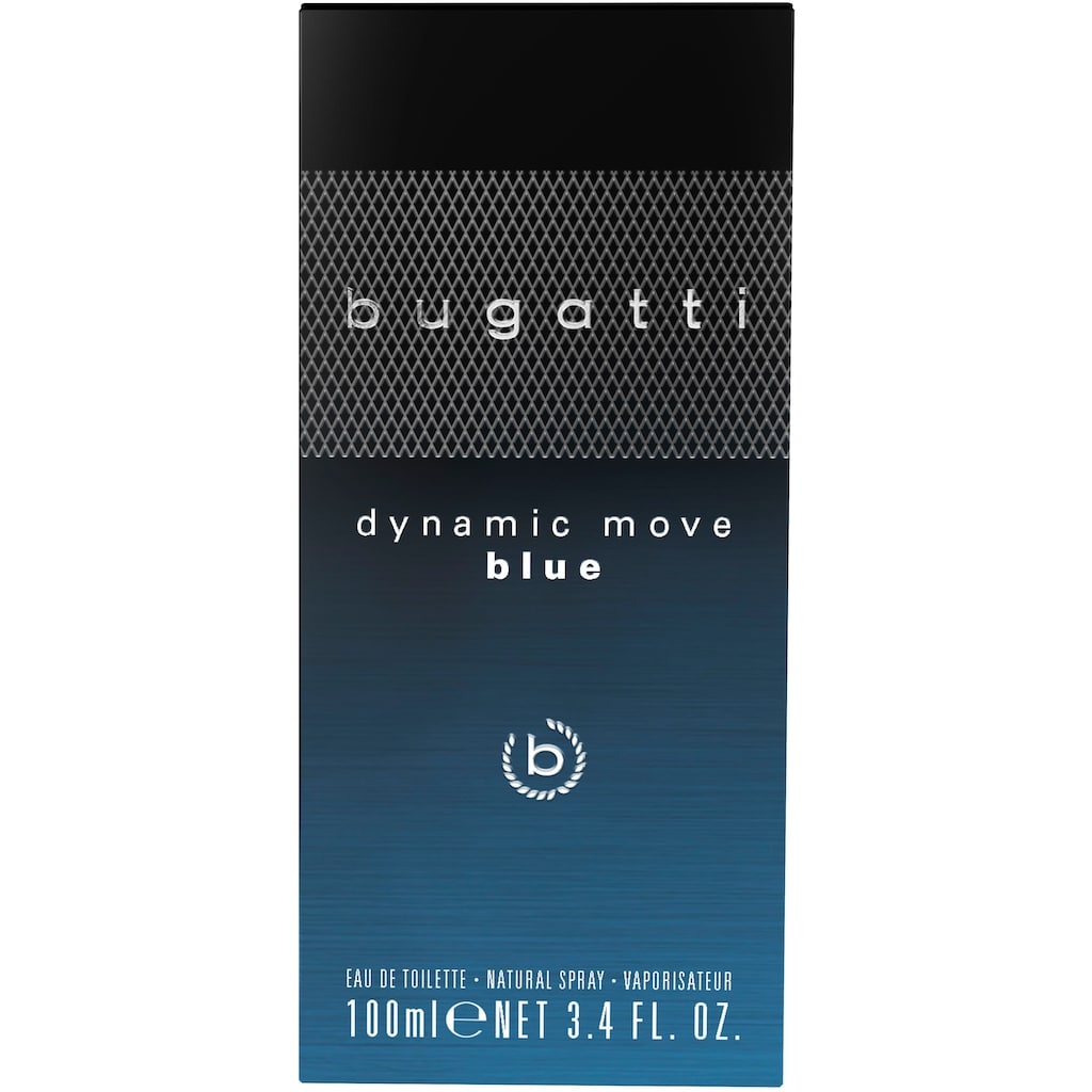 bugatti Eau de Toilette »Dynamic Move Blue EdT 100ml«