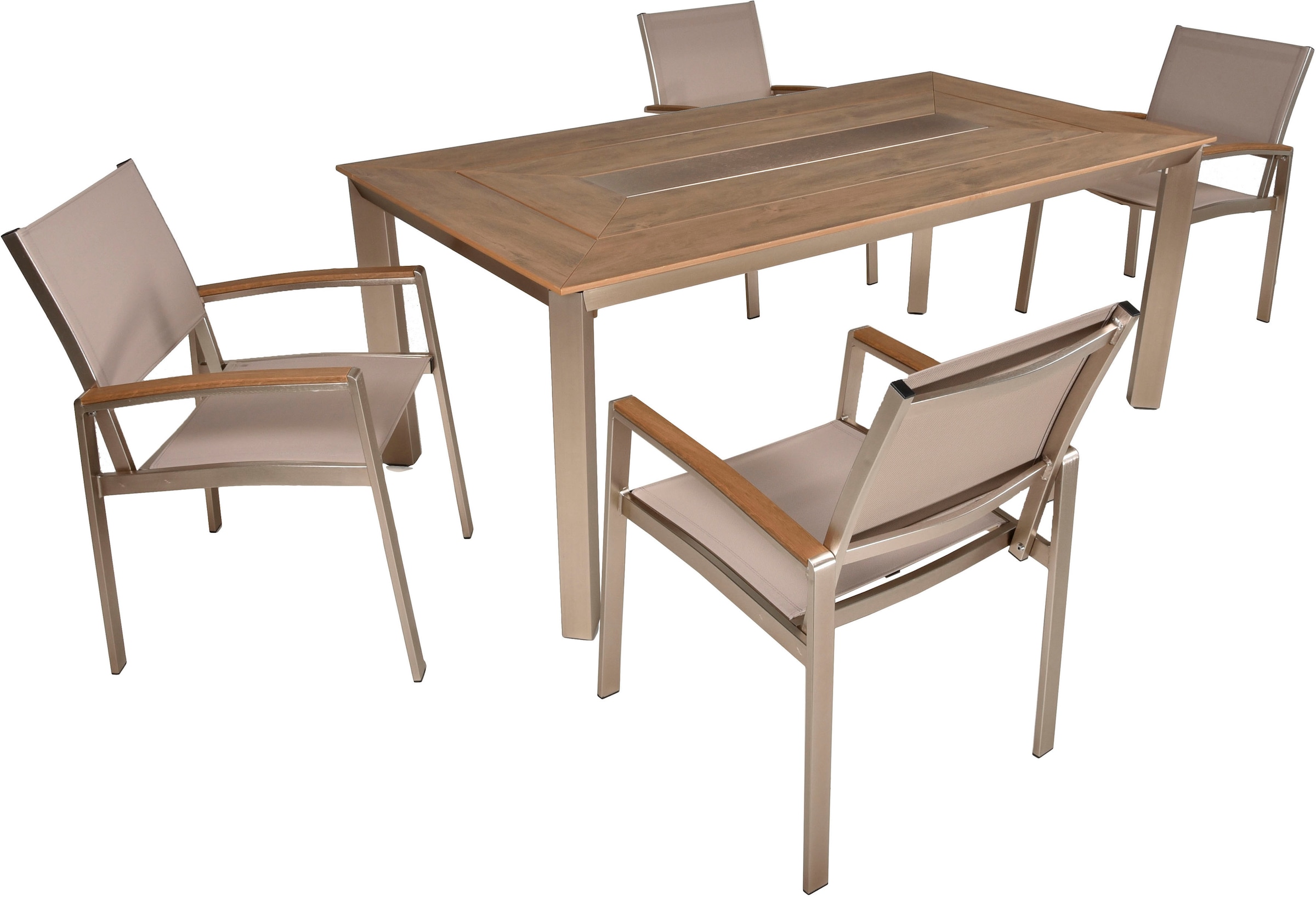 Garden Pleasure Garten-Essgruppe »FLORENCE« 5 Stk. tlg.