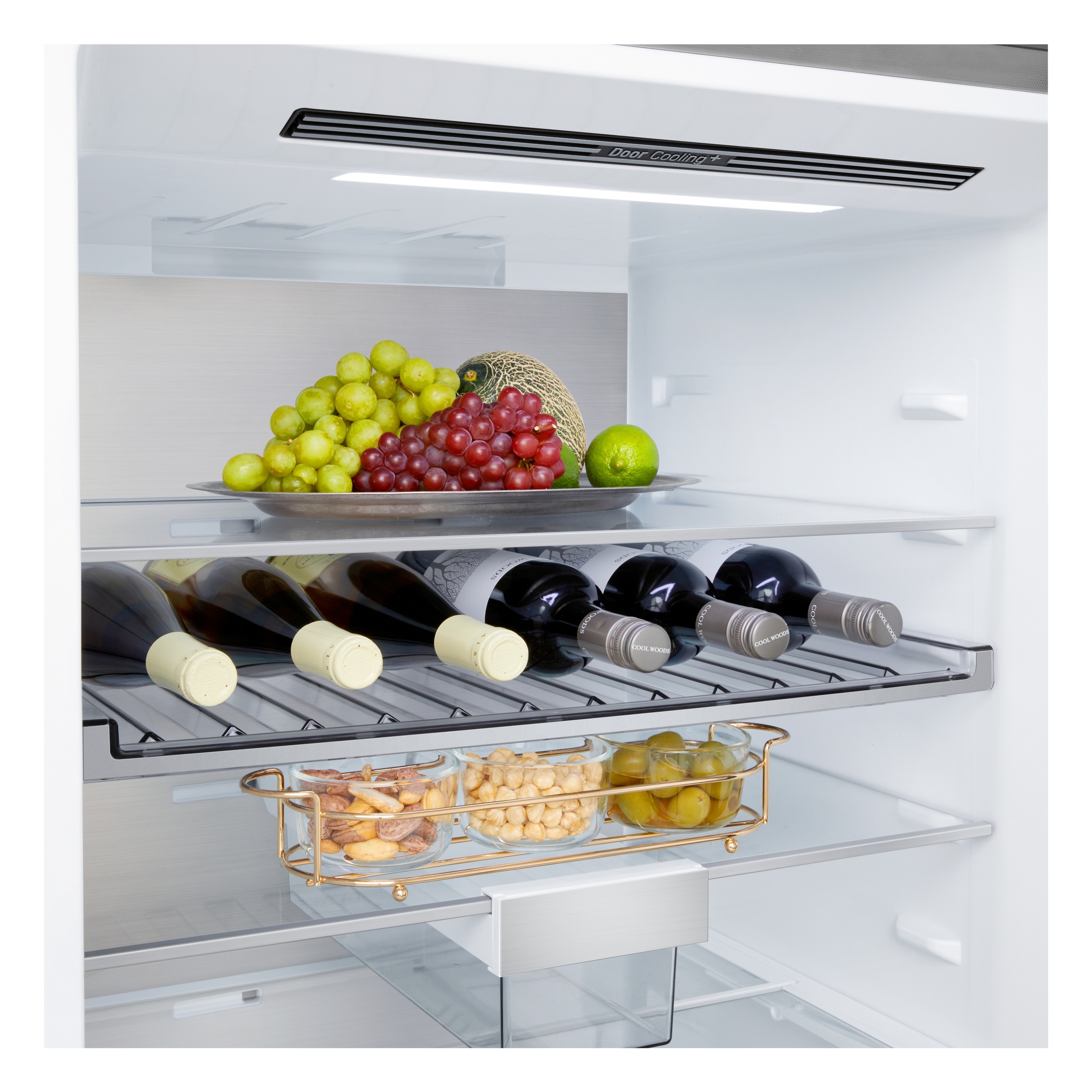 LG Kühl-/Gefrierkombination Serie 7 »GBBW726AMB« 203 cm hoch 69,7 cm breit Vollintegrierbarer Kühlschrank dank frontaler Luftzufuhr und Abluft