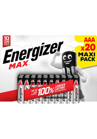Energizer Batterie »20er Pack MAX AAA«, (Packung, 20 St.) kaufen