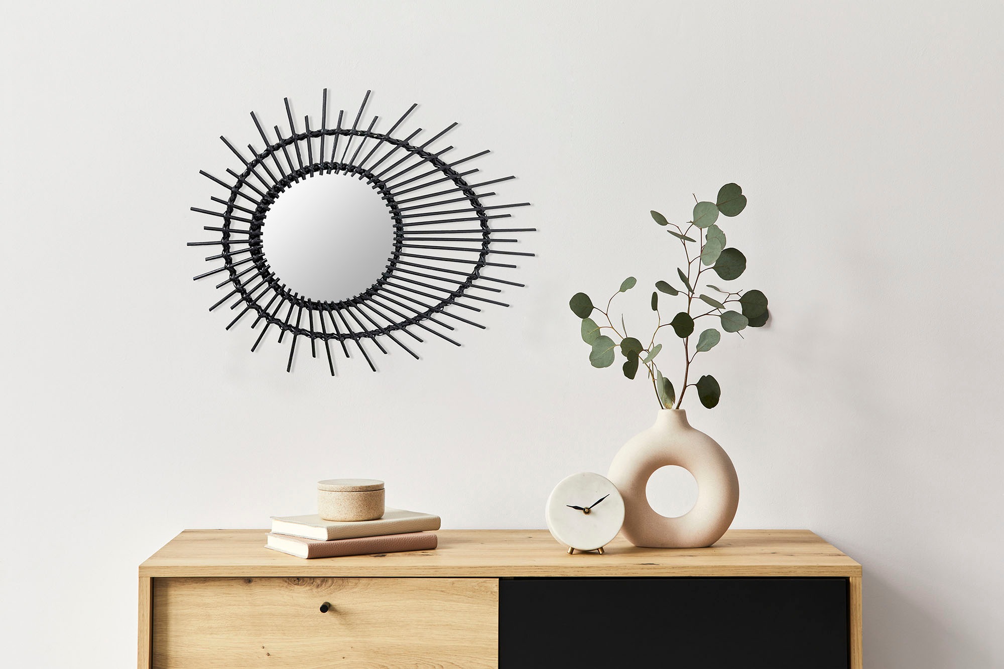 Kayoom Wandspiegel »Rattan Spiegel Aina 125« günstig online kaufen
