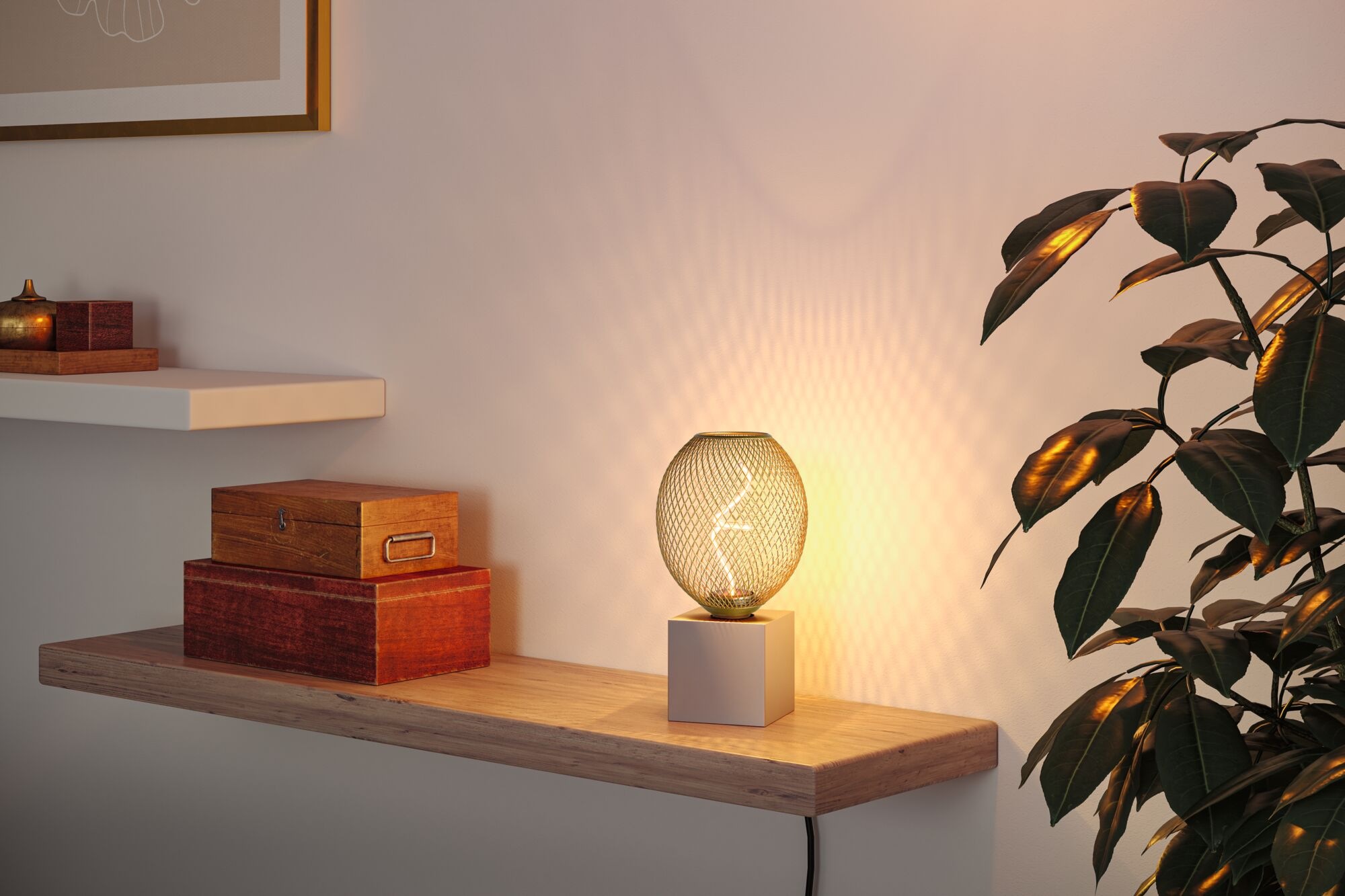 Paulmann LED-Leuchtmittel »Metallic Glow Standard 230V LED Globe dimmbar Me günstig online kaufen