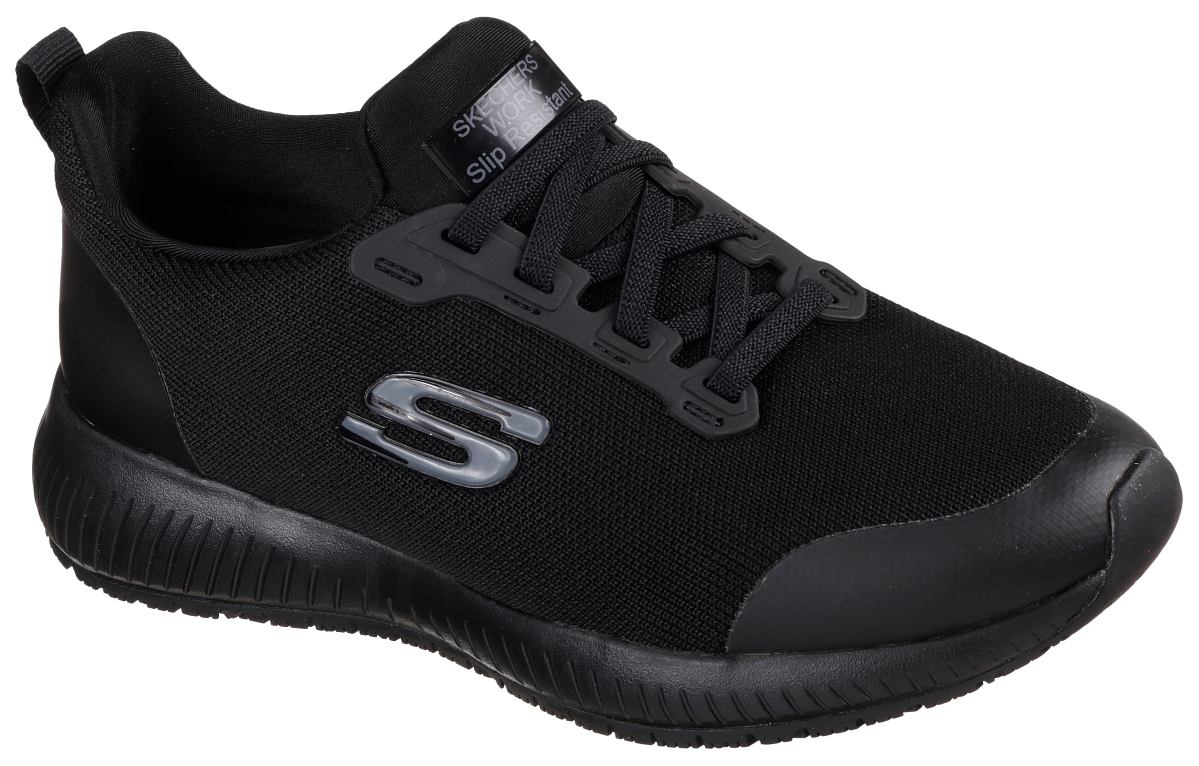 Skechers Berufsschuh »SQUAD SR«, Schnürschuh für Gastronomie,Pflege mit gepolstertem Schaftrand