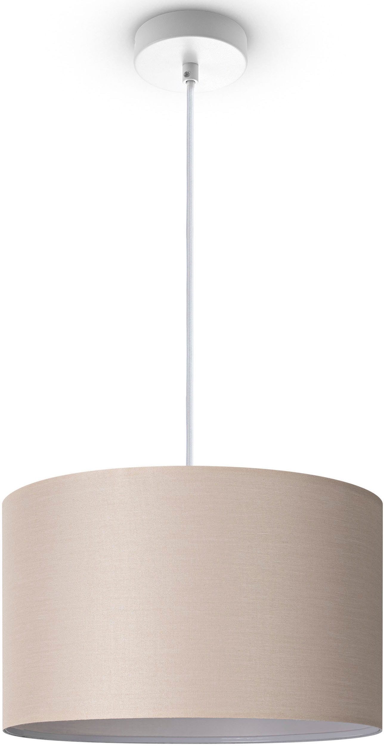 Paco Home Pendelleuchte »HUGO UNI COLOR« E27 Deckenlampe LED  Wohnzimmer Und Schlafzimmer, Unifarben, Deko E27