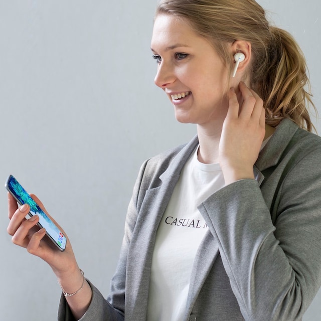 Siri und USB-C »Bluetooth® Ear In auf Hama Ladebox«, Sprachassistenten Anschluss, Bluetooth-HFP-HSP, bestellen Wireless, Raten In-Ear-Kopfhörer Assistant Berührungssteuerung, Kopfhörer Sprachsteuerung, Google Bluetooth-AVRCP True A2DP