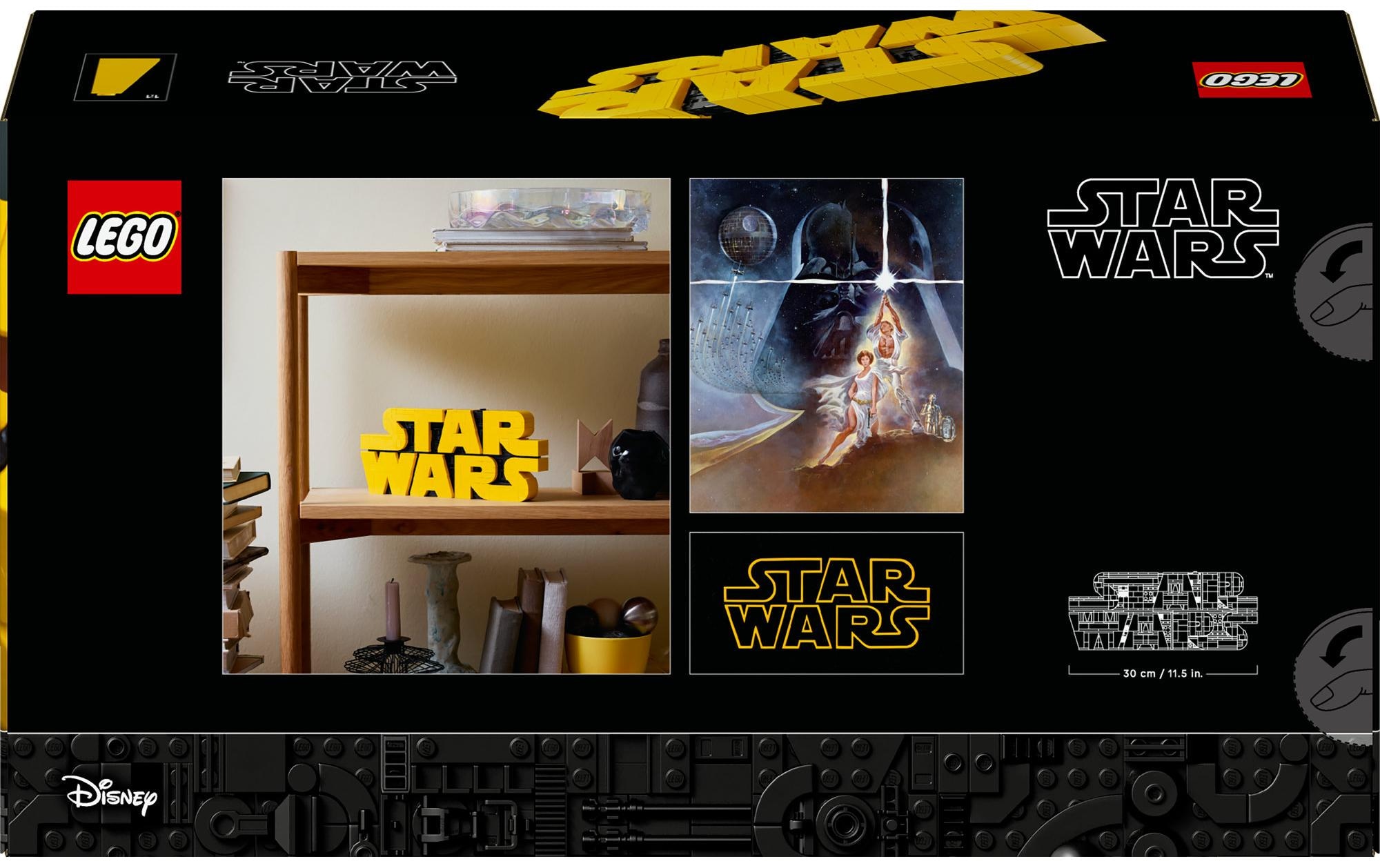 LEGO® Spielbausteine »Star Wars Logo aus Lego Steinen 75407«