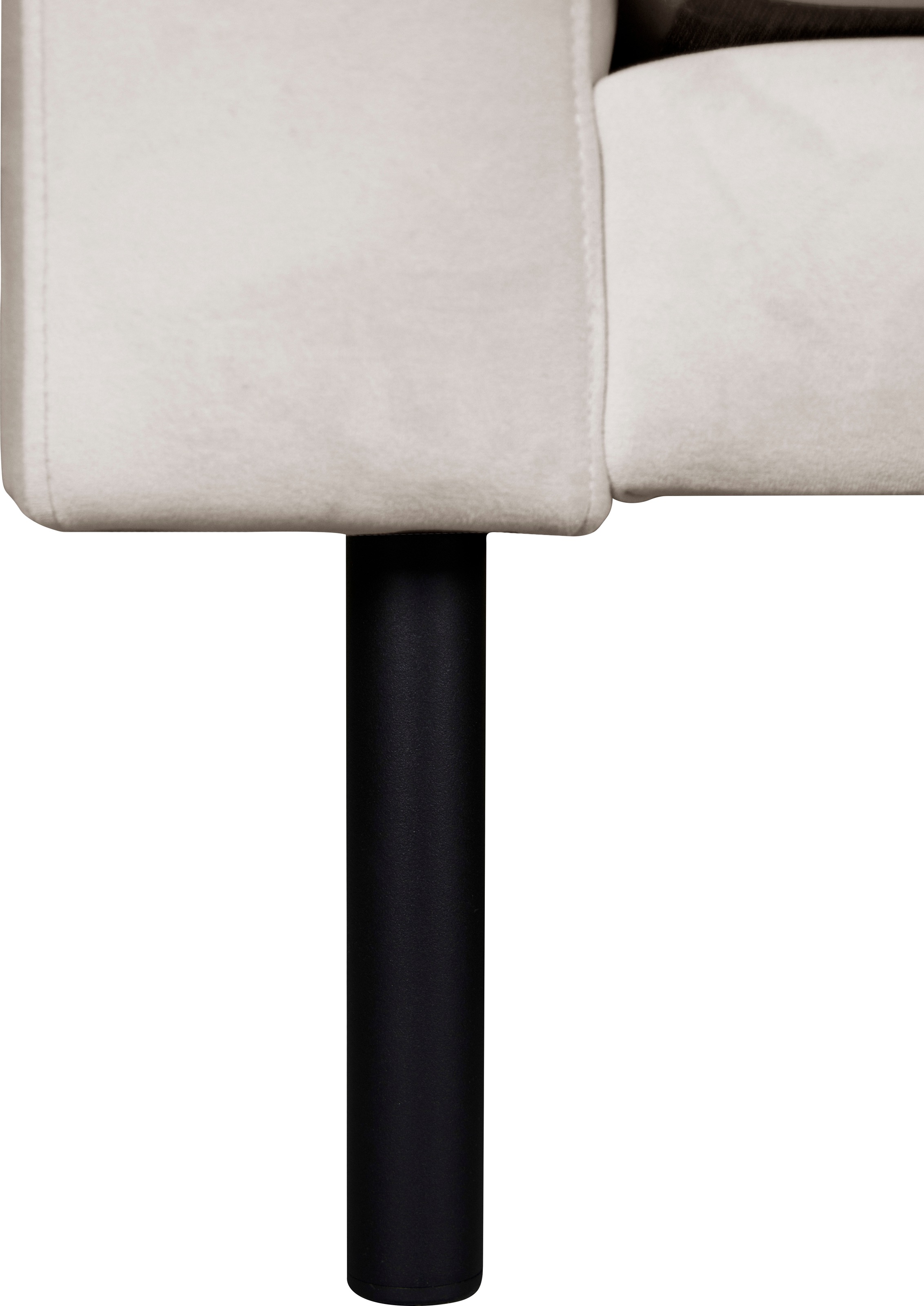 Guido Maria Kretschmer Home&Living 3-Sitzer »Lillibeth Designsofa mit Wellenunterfederung, Maße B/T/H: 218/74/83 cm«, Zierkissen als Wendekissen, Bezug Samtoptik oder Cord