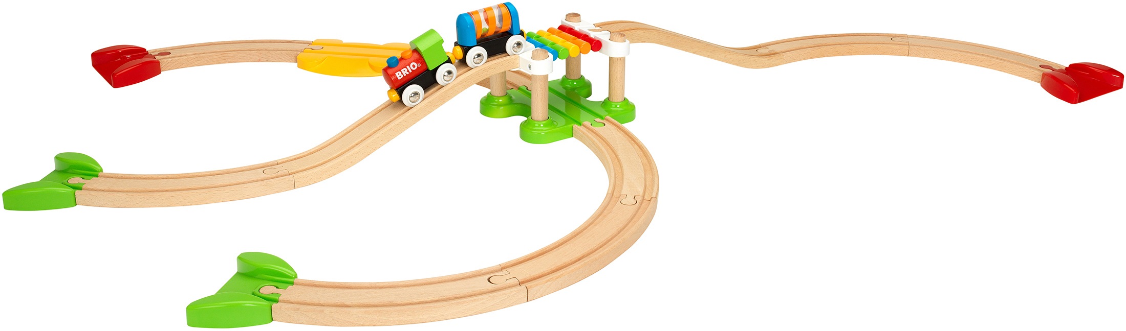 BRIO® Spielzeug-Eisenbahn »BRIO® WORLD, Mein erstes Bahn Spiel Set«, (Set), Made in Europe, FSC®- schützt Wald - weltweit