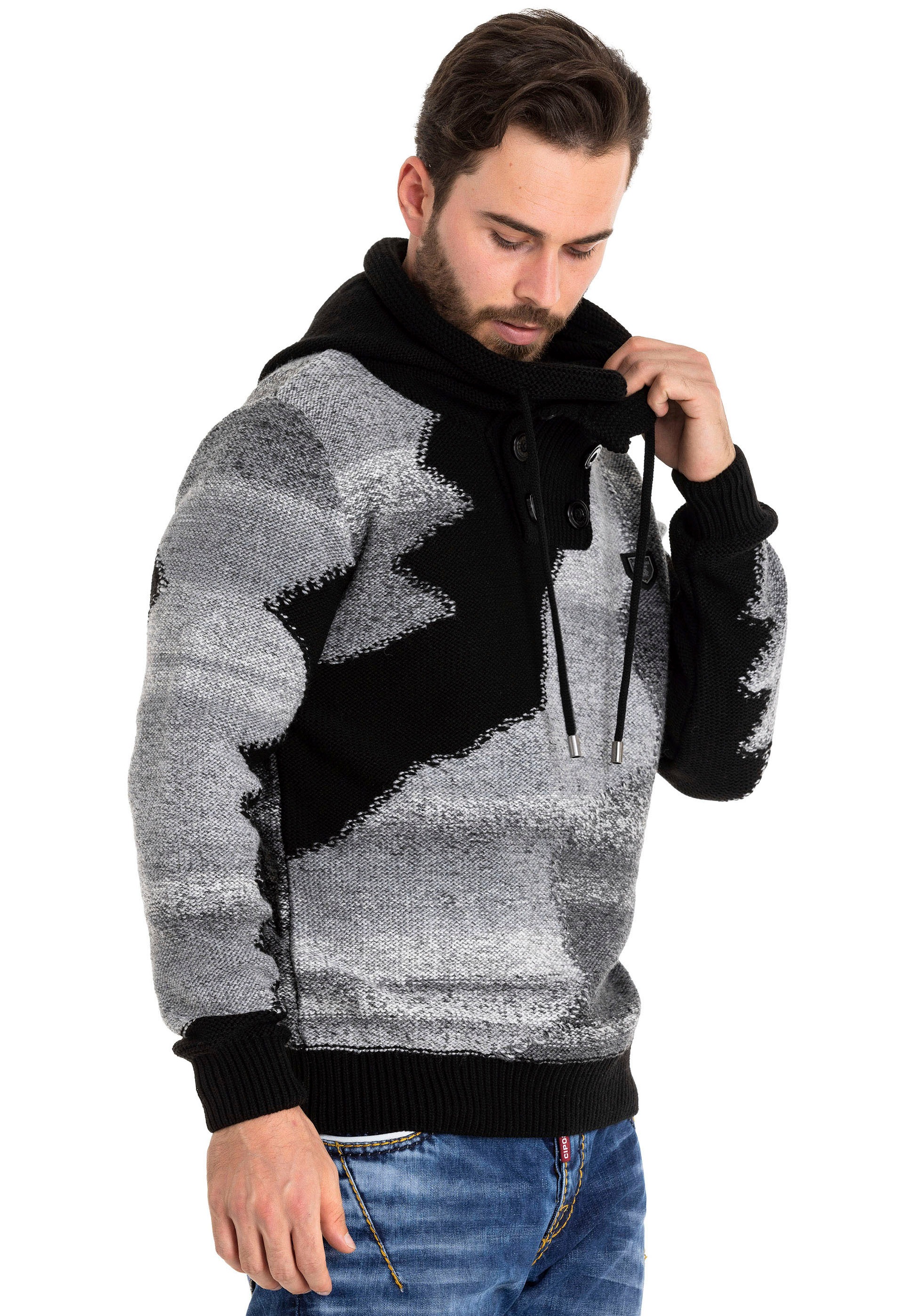 Cipo & Baxx Strickpullover