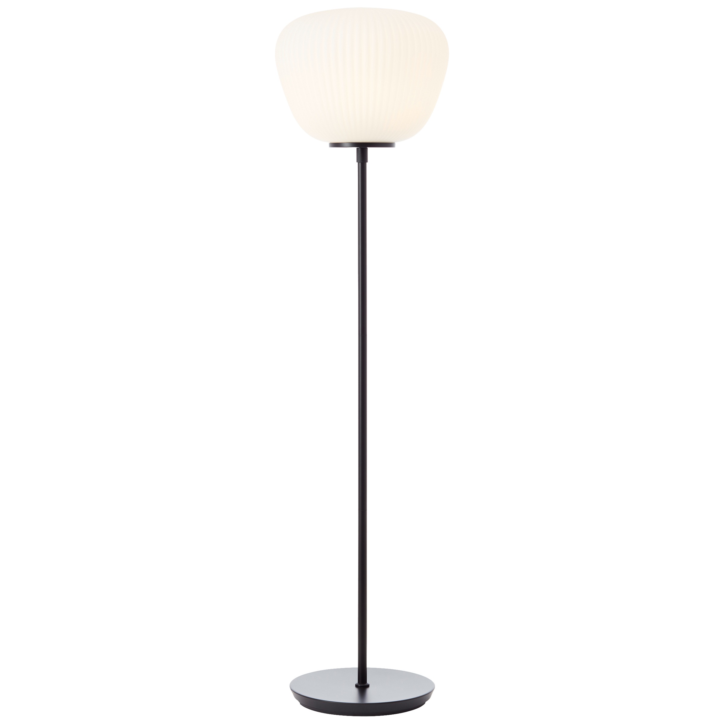Brilliant Stehlampe »Kaizen« E27 1 Stk. 140 x 35 cm, E27, Riffelglas/Metall günstig online kaufen
