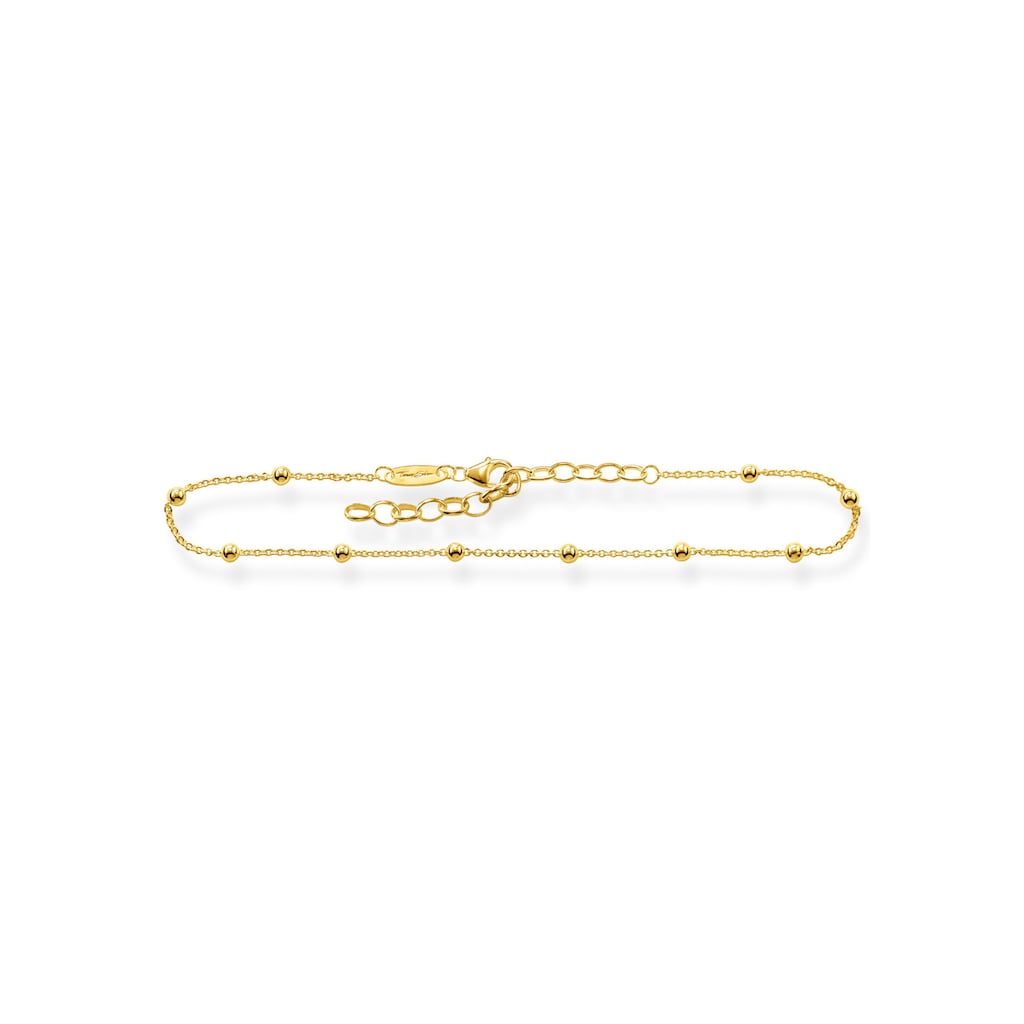 THOMAS SABO Fußkette »Dots, Dots gold, AK0002-001-12-L27V, AK0002-413-39-L27V«