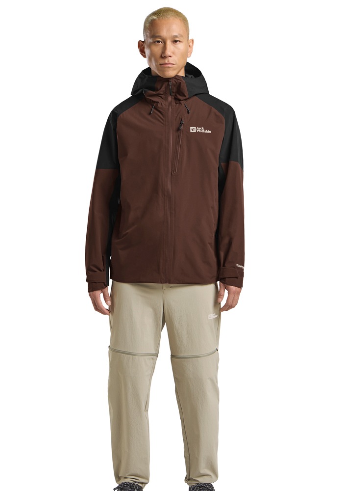 Jack Wolfskin Funktionsjacke »EAGLE PEAK 2L JKT M«, mit Kapuze