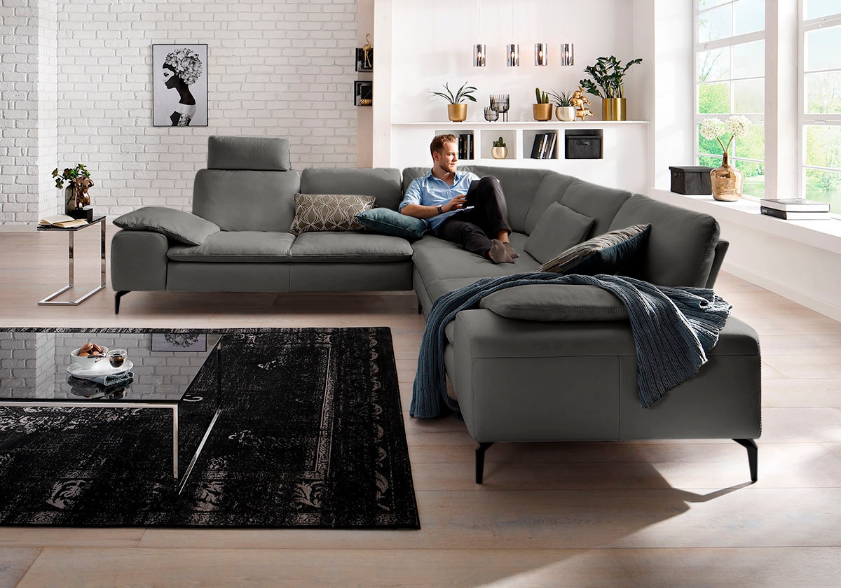 W.SCHILLIG Ecksofa »valentinoo, Designsofa, elegant und bequem, L-Form« mit günstig online kaufen