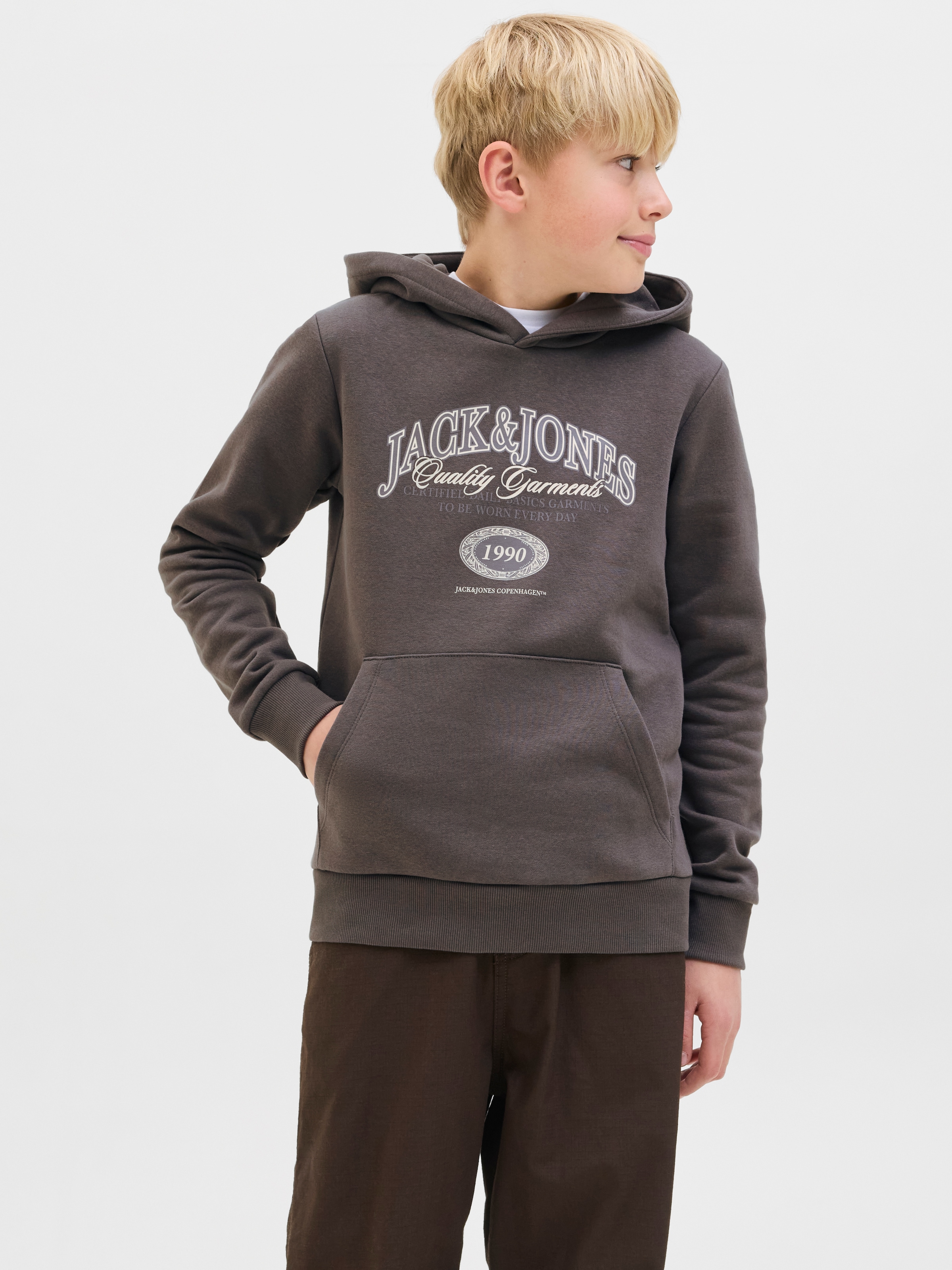 Jack & Jones Junior Kapuzensweatshirt »JJARI BRANDING SWEAT HOOD JNR«
