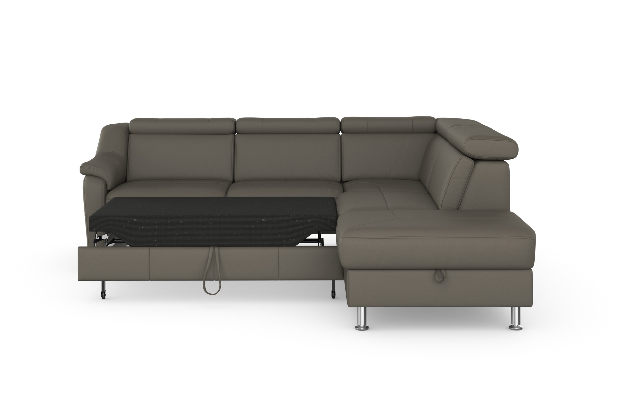 sit&more Ecksofa »Freetown L-Form«, inklusive Kopfteilverstellung und komfortablem Federkern