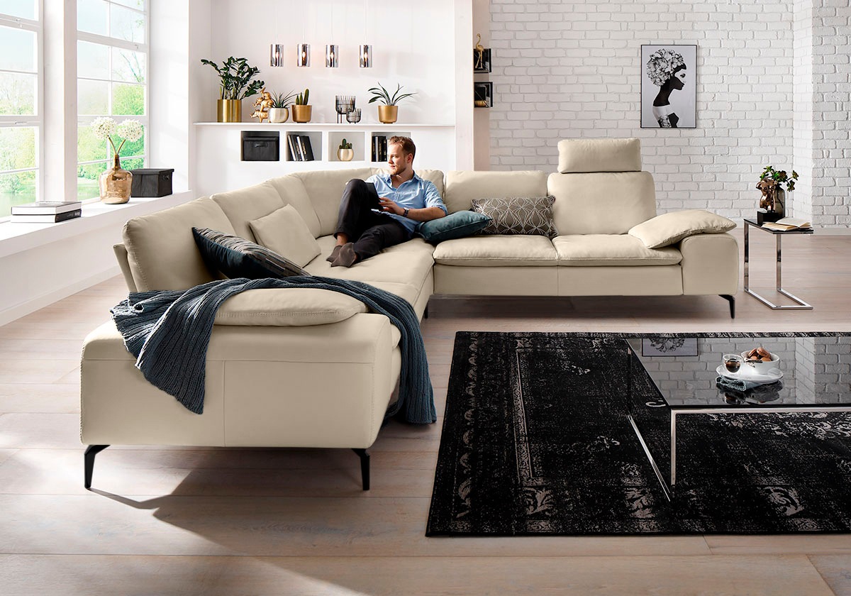 W.SCHILLIG Ecksofa »valentinoo, Designsofa, elegant und bequem, L-Form«, (S günstig online kaufen